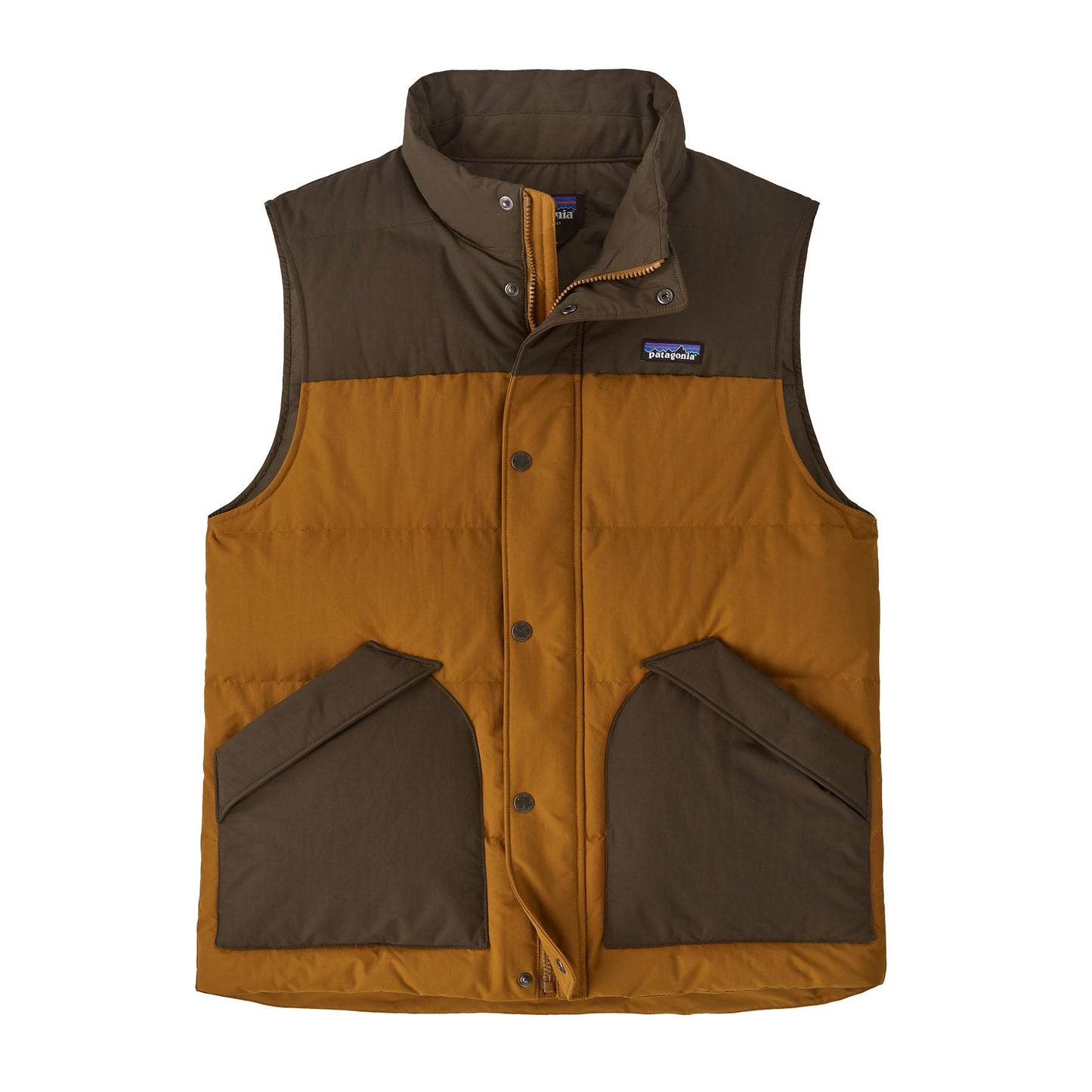 Doudoune sans manches en matière recyclée | marron "m's downdrift vest shelter brown"