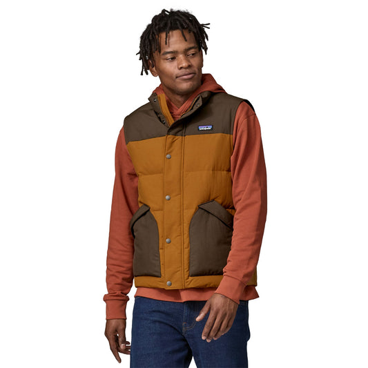 Doudoune sans manches en matière recyclée | marron "m's downdrift vest shelter brown"