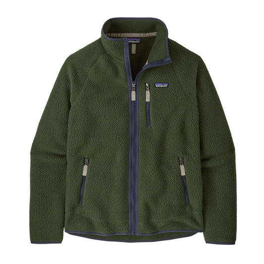 Polaire zippée en matière recyclée | vert "m's retro pile jkt torrey pine green"