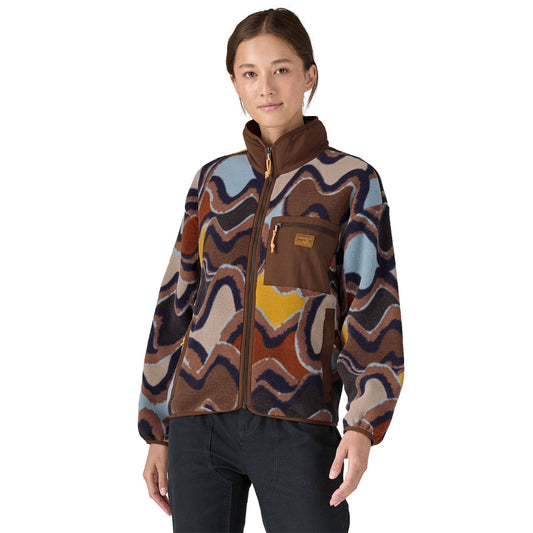Polaire zippée en matière recyclée | multicolore "w's synch jkt currents dulse mauve"