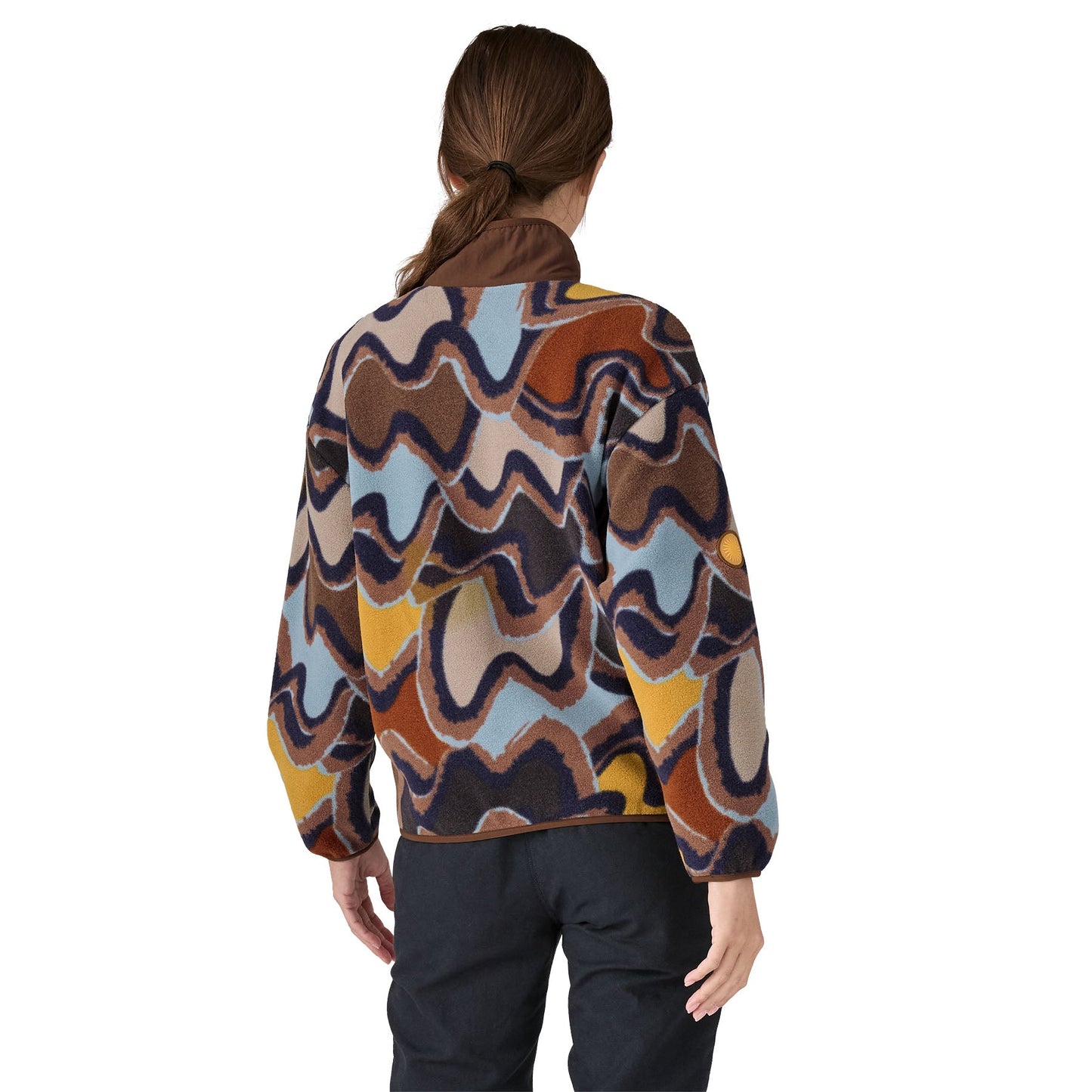 Polaire zippée en matière recyclée | multicolore "w's synch jkt currents dulse mauve"