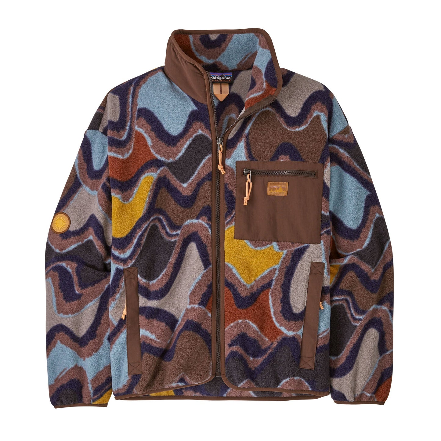 Polaire zippée en matière recyclée | multicolore "w's synch jkt currents dulse mauve"