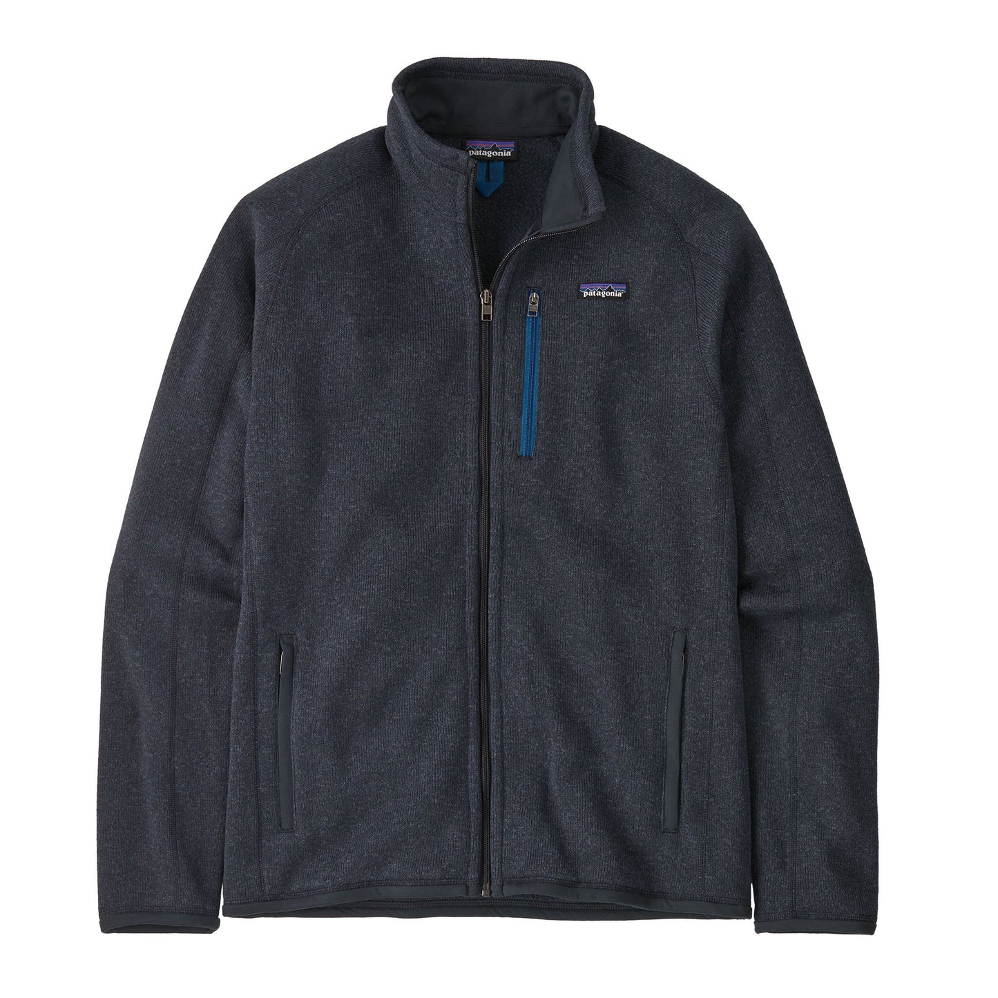 Veste polaire zippée en polyester recyclé | bleu "m's better sweater jkt pitch blue"