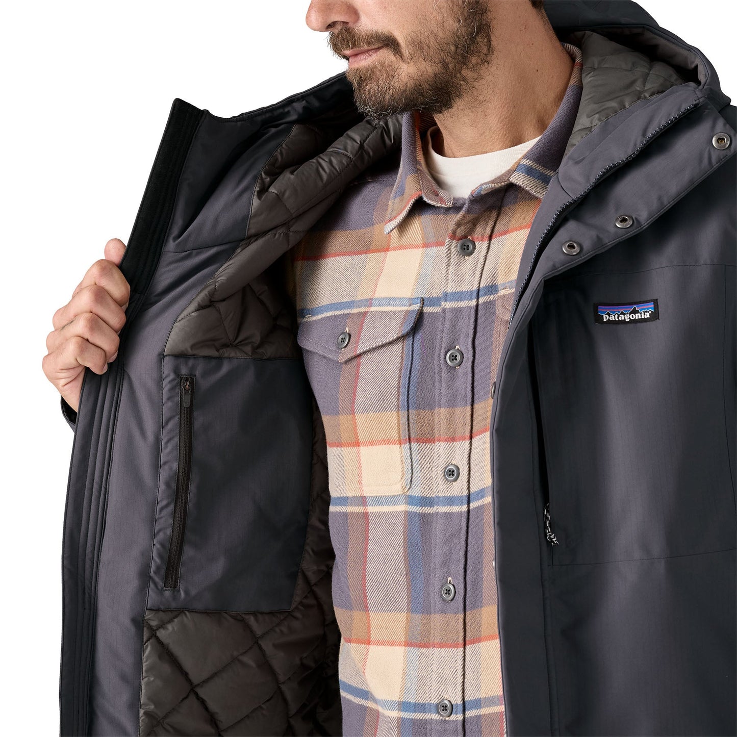Parka en matière recyclées | gris "em's windshadow parka forge grey"