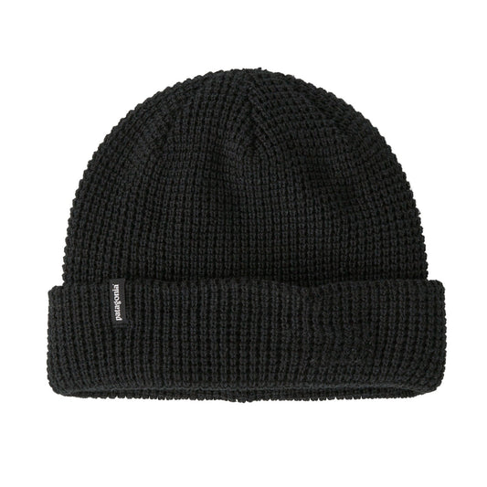 Bonnet à rabat en matière recylée | noir "snowdrifter beanie black"