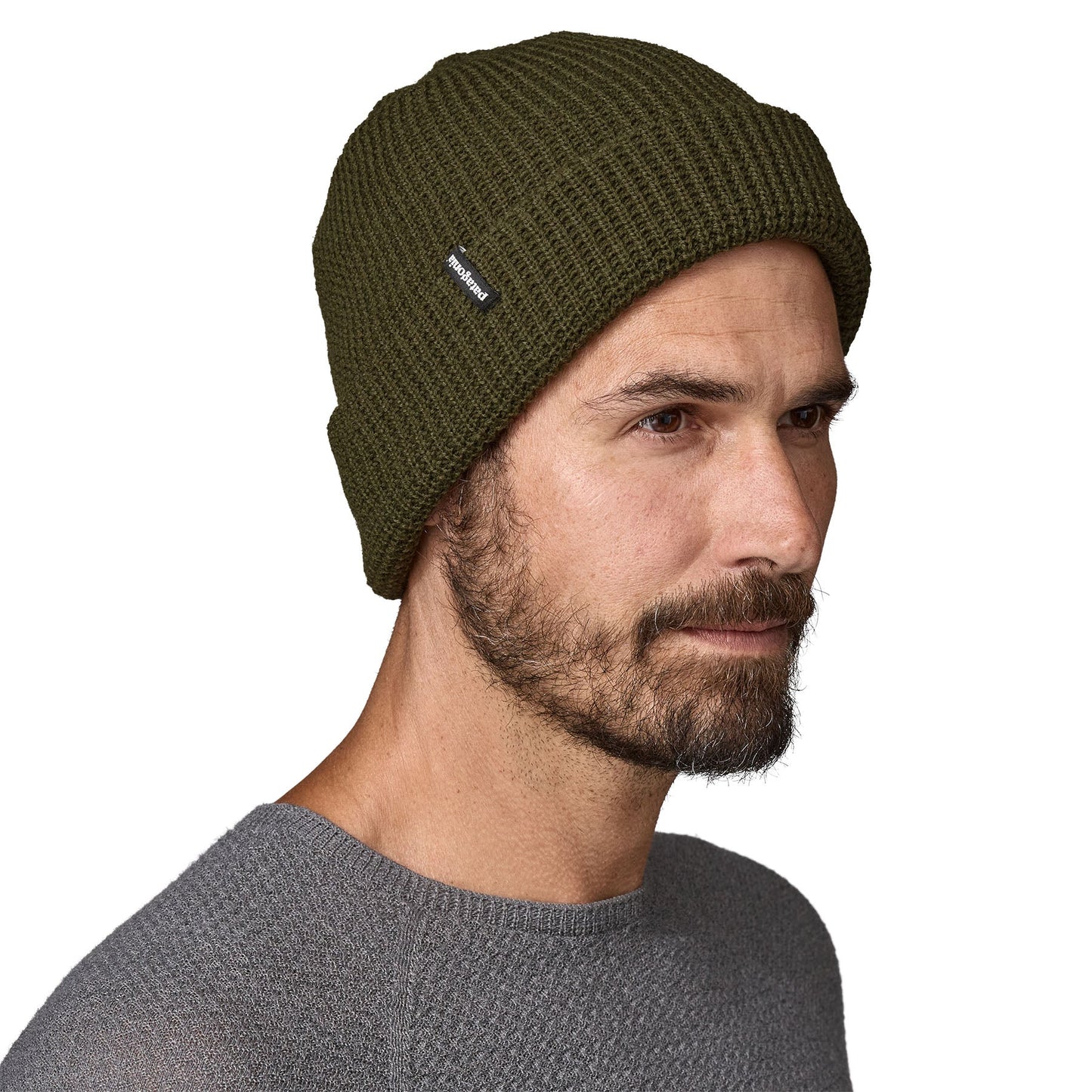 Bonnet à rabat en matière recyclée | vert "snowdrifter beanie pine needle green"
