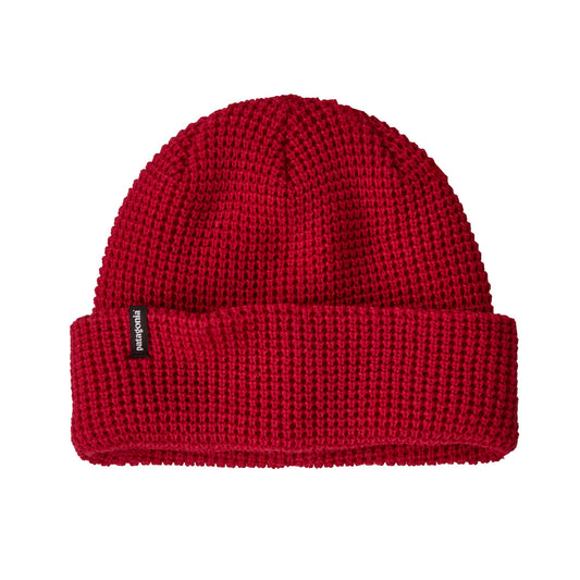 Bonnet à rabat en matière recyclée | rouge "snowdrifter beanie touring red"