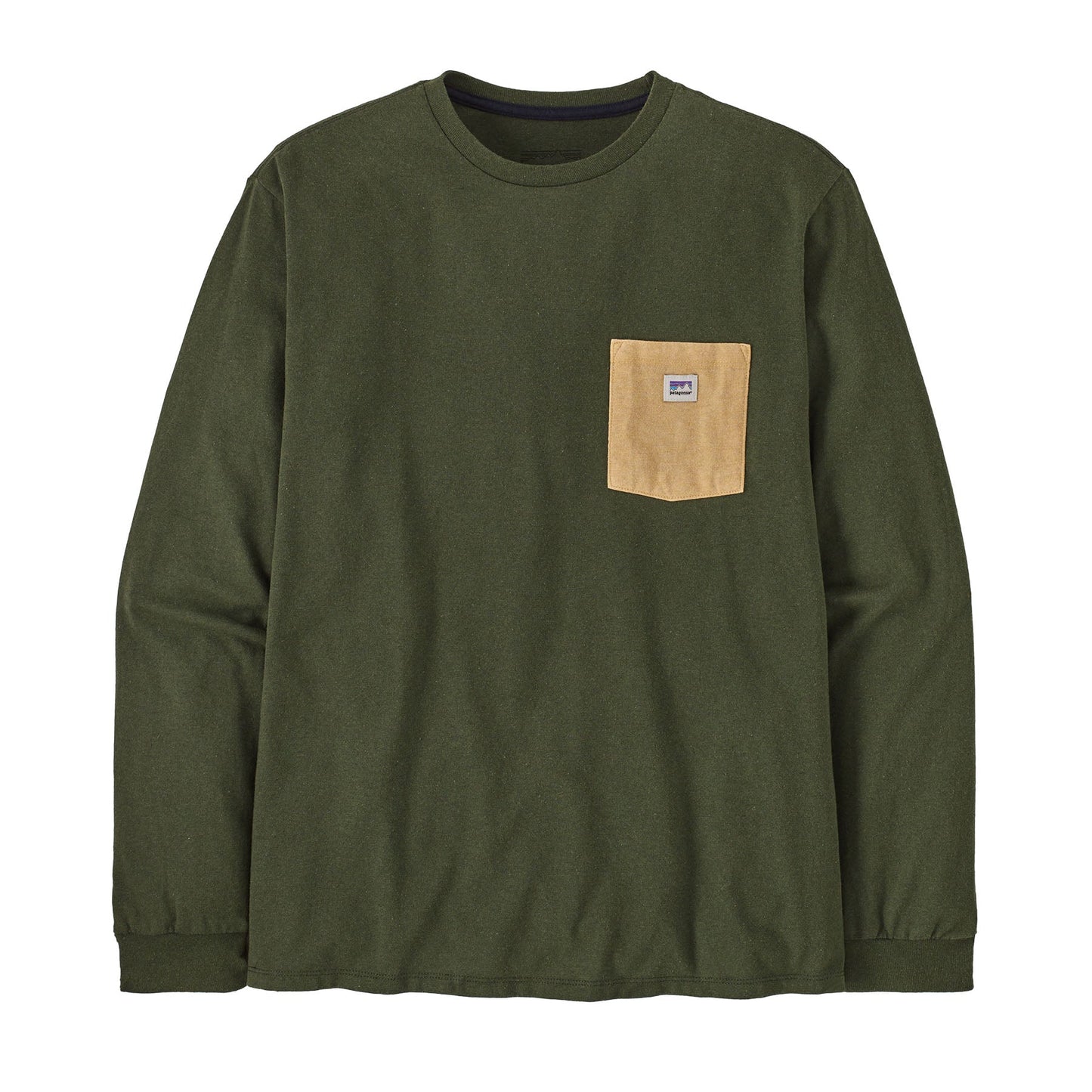 T-shirt en matières recyclées | vert "shop sticker pocket responsibili-tee - torrey pine green"