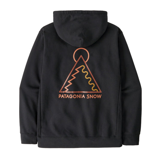 Sweat à capuche en polyester et coton recyclé | noir "dawn tracks uprisal hoody black"