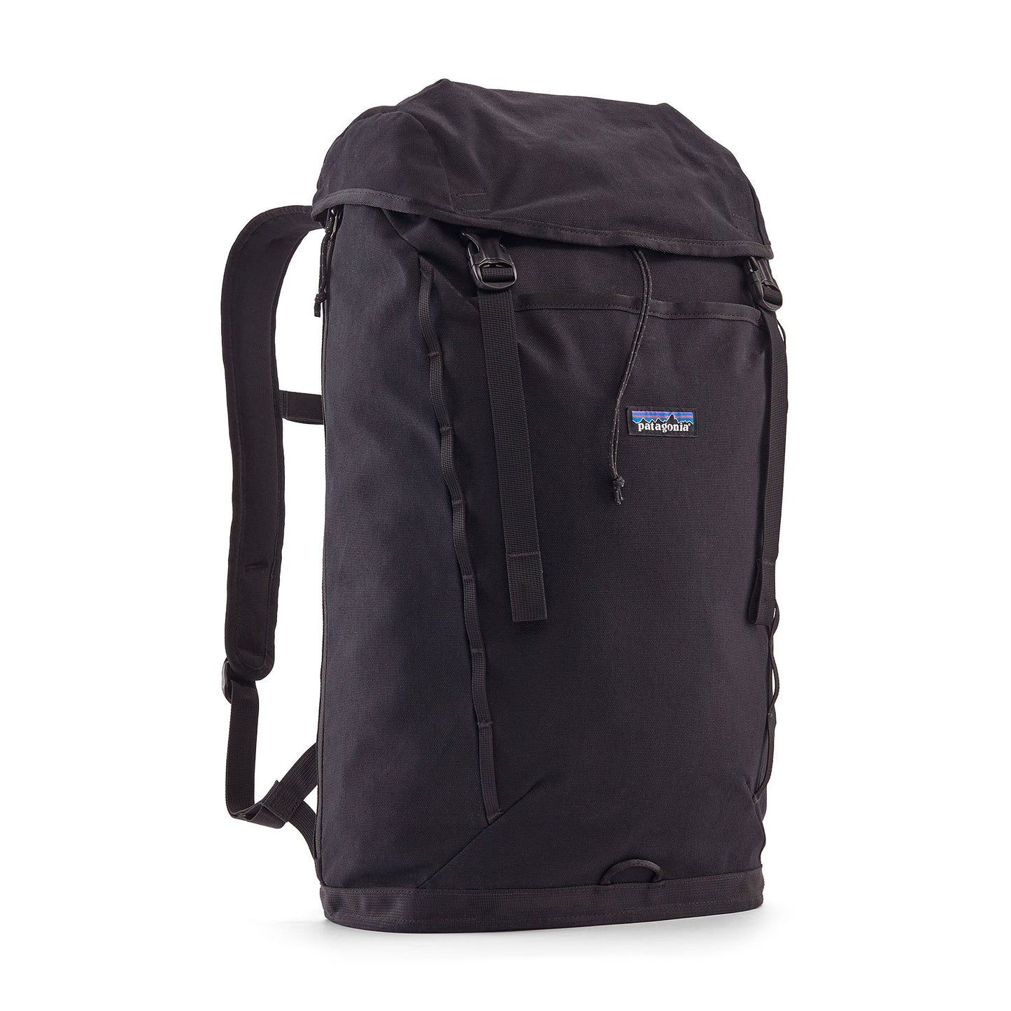 Sac à dos 28L en matière recyclée | noir "fieldsmith lid pack black"