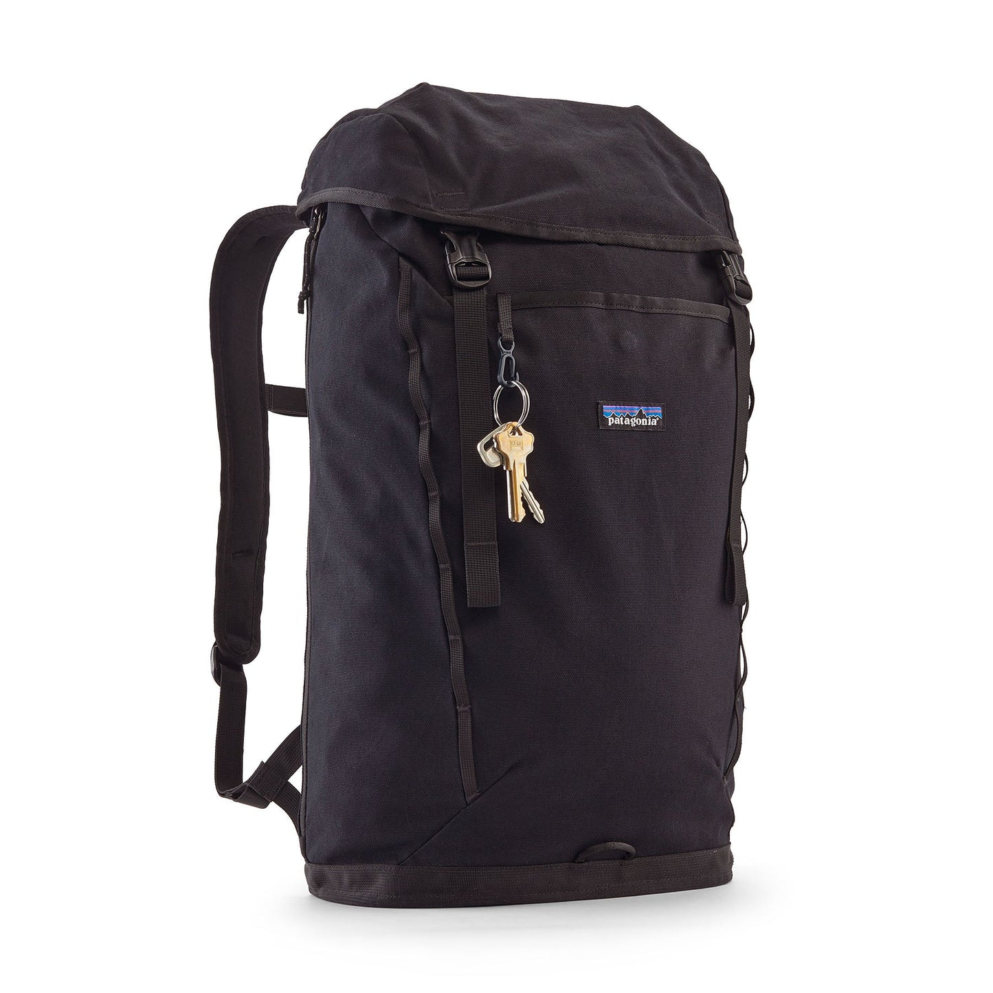 Sac à dos 28L en matière recyclée | noir "fieldsmith lid pack black"