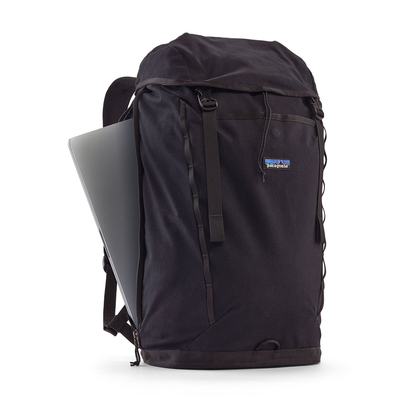 Sac à dos 28L en matière recyclée | noir "fieldsmith lid pack black"