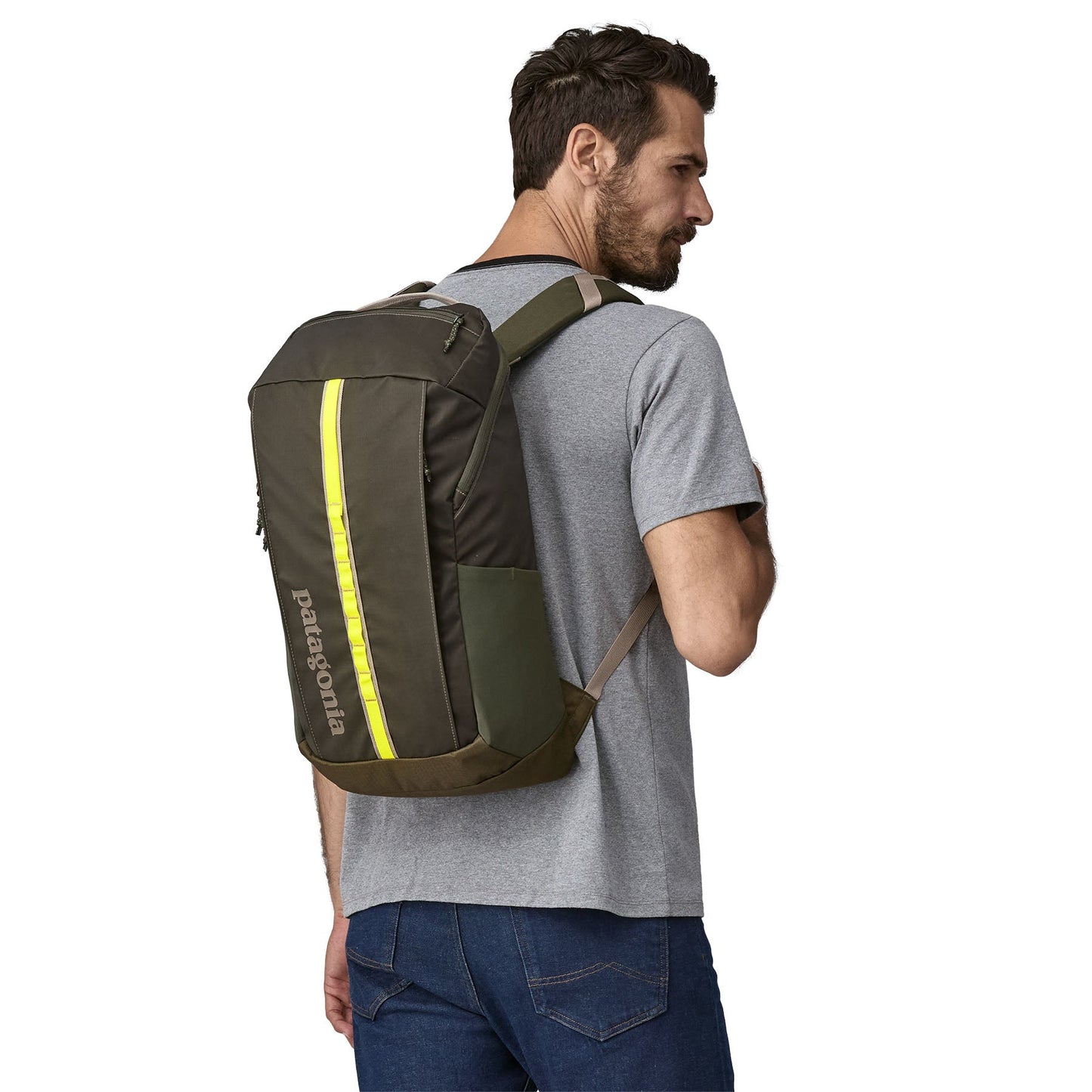 Sac à dos 25l en polyester recyclé | vert "black hole pack 25l pine needle green"