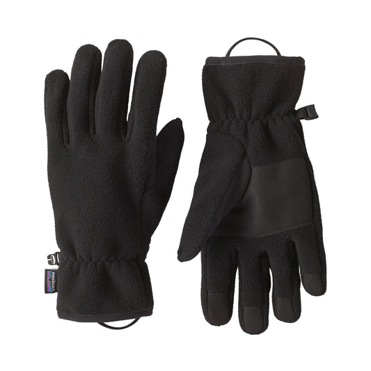 Gants polaires en polyester recyclé | noir "synch gloves - bkso"
