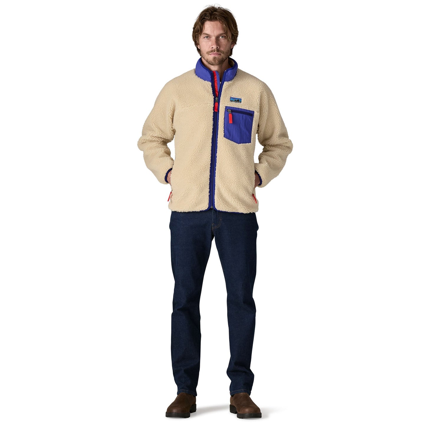 Veste polaire en matière recyclée | multicolore "m's classic retro x jkt dnat"