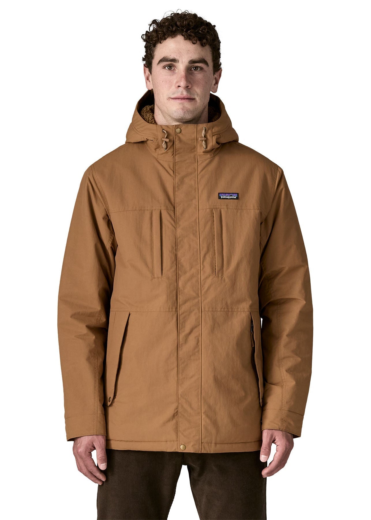 Parka imperméable en matière recyclée | marron "m's isthmus parka - drbn"