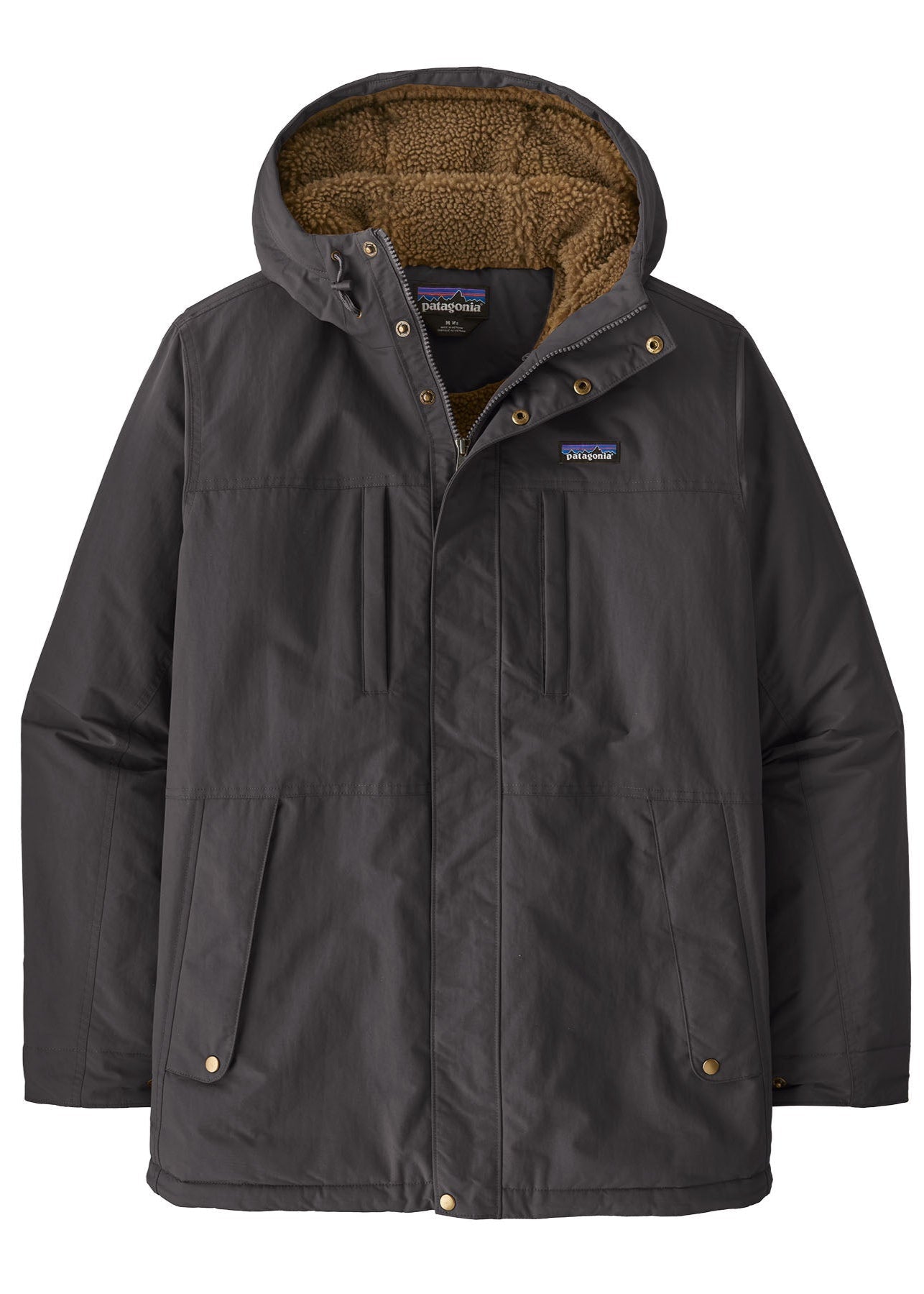 Parka à capuche en matière recyclée | noir "isthmus parka - inbk"