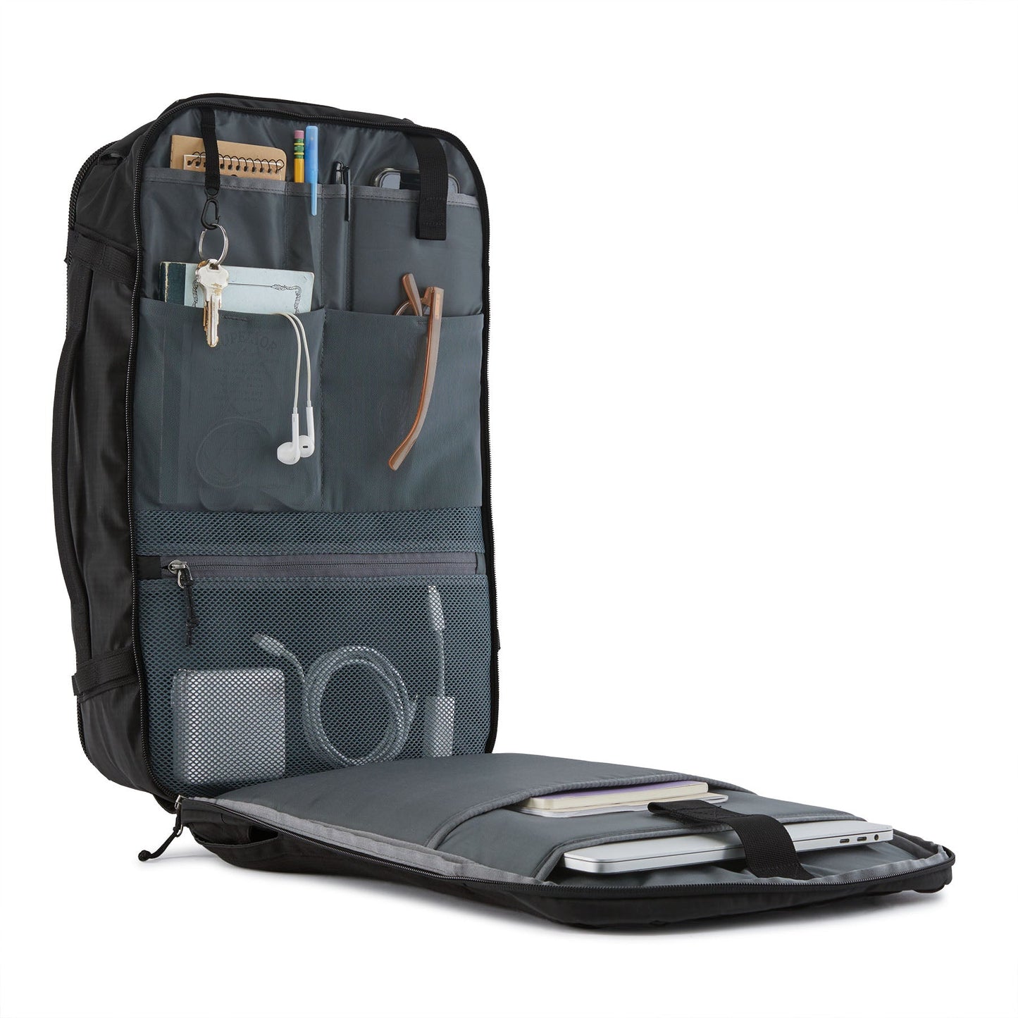 Sac à dos 30L en matières recyclées | marine "black hole mini mlc - smfo"