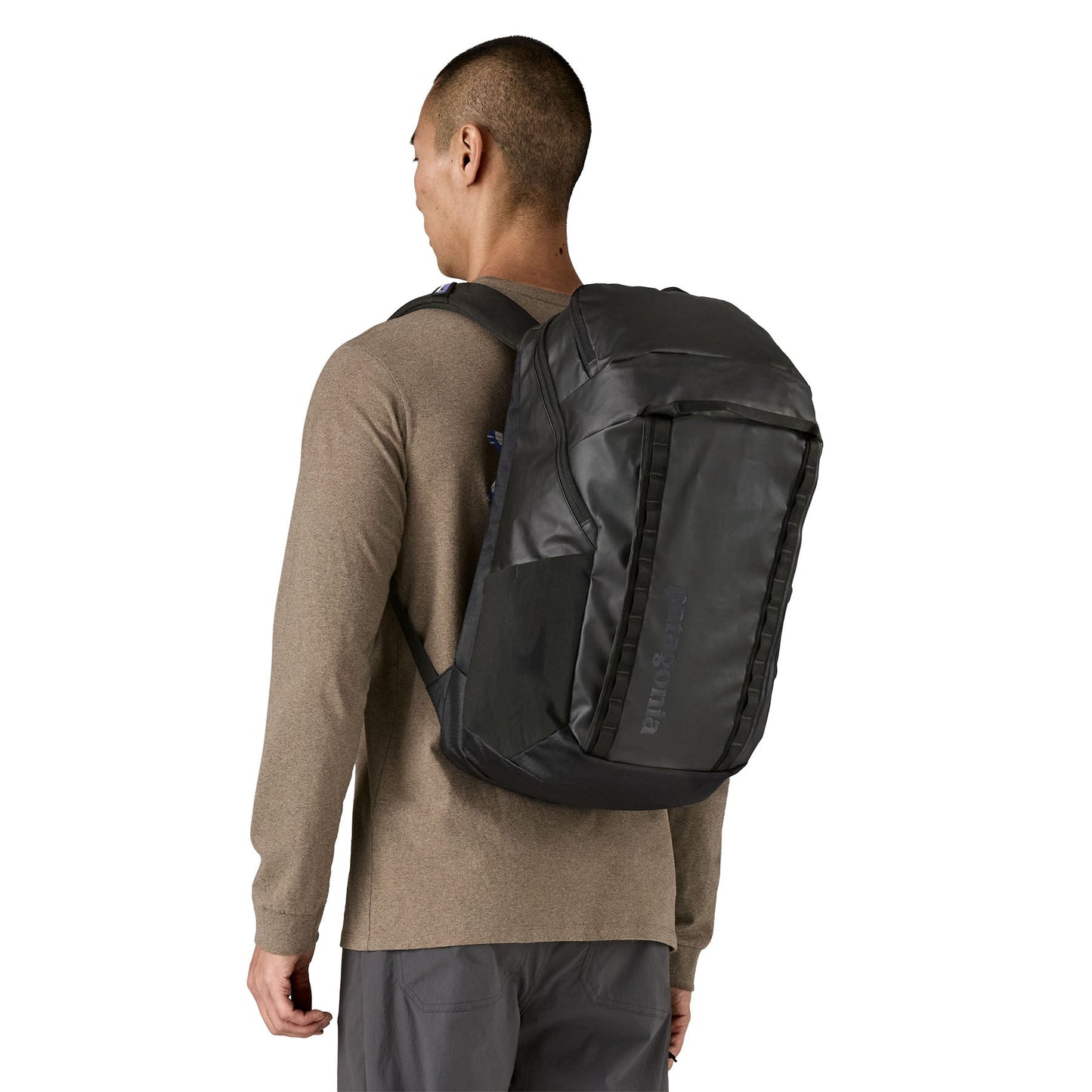 Sac à dos 32l en polyester recyclé | noir "black hole pack 32l - bob"
