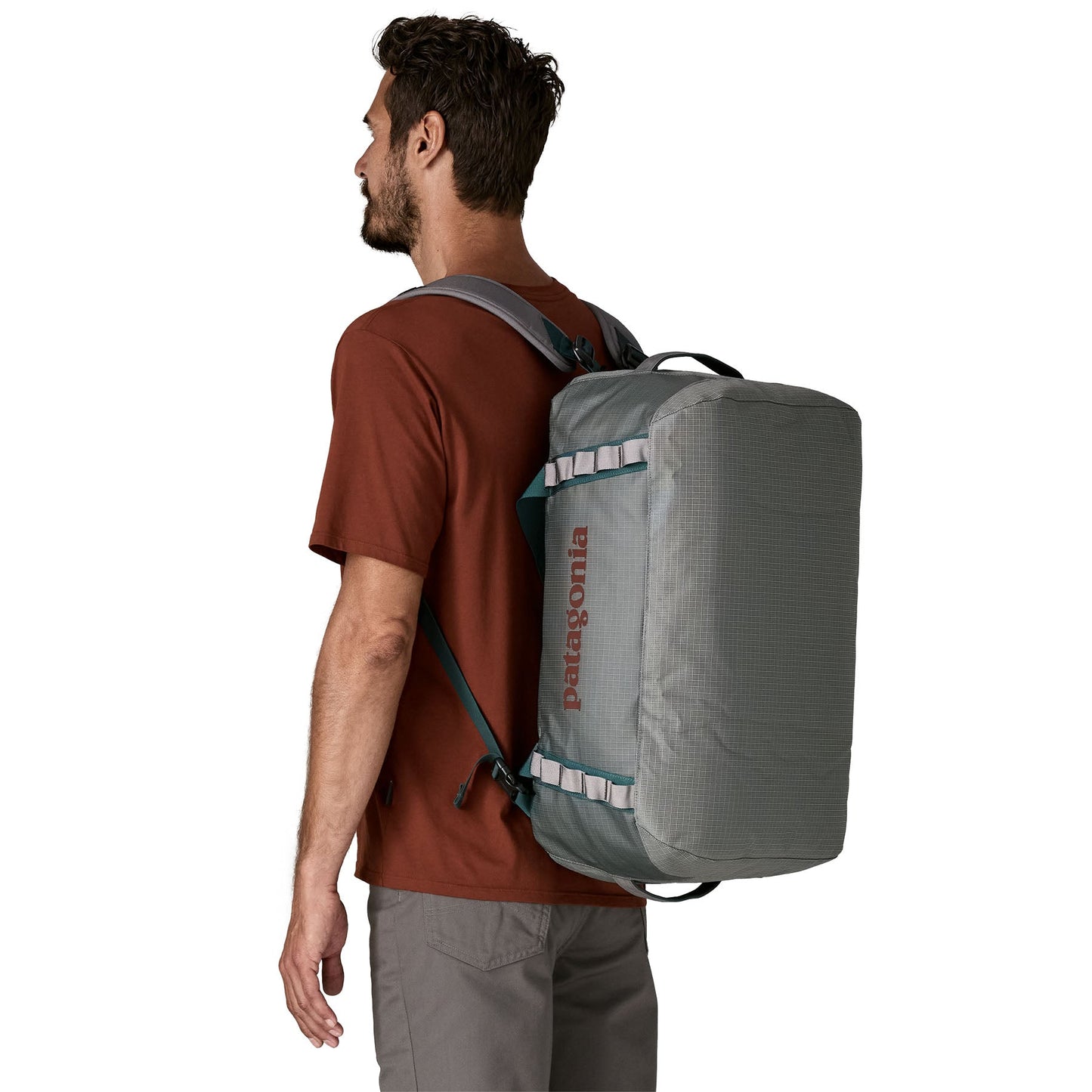Sac de voyage 40L en nylon recyclé | gris "black hole duffel 40l - ngry"