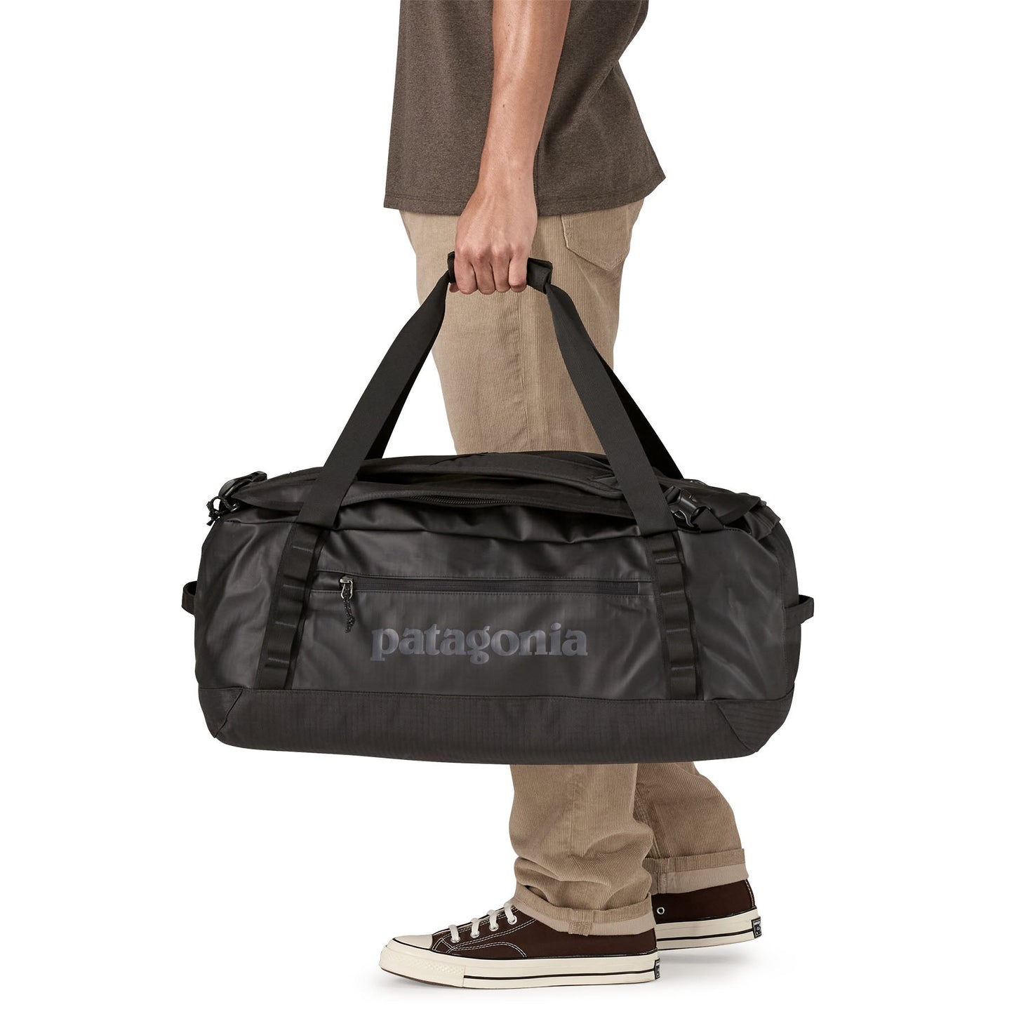 Sac de voyage 55L en nylon recyclé | noir "black hole duffel 55l - bob"