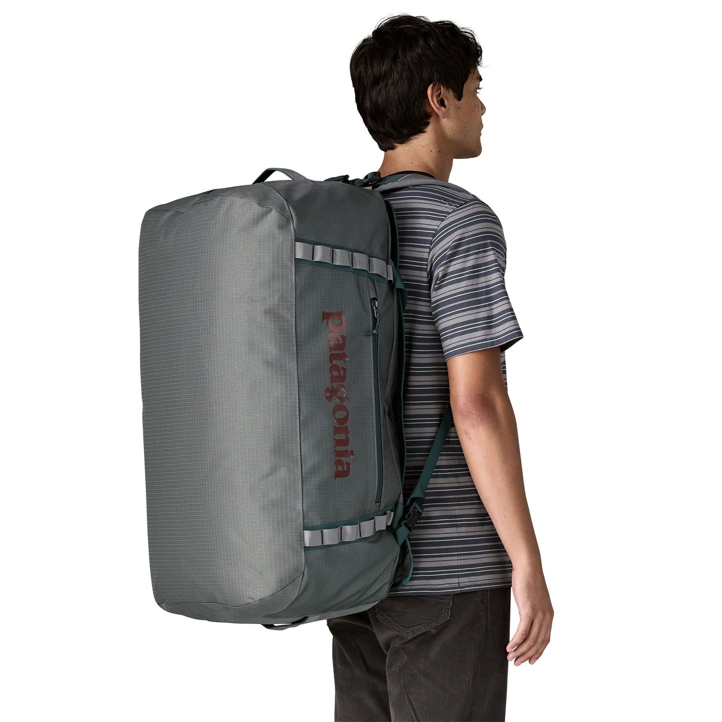 Sac de voyage 70L en nylon recyclé | gris "black hole duffel 70l - ngry"
