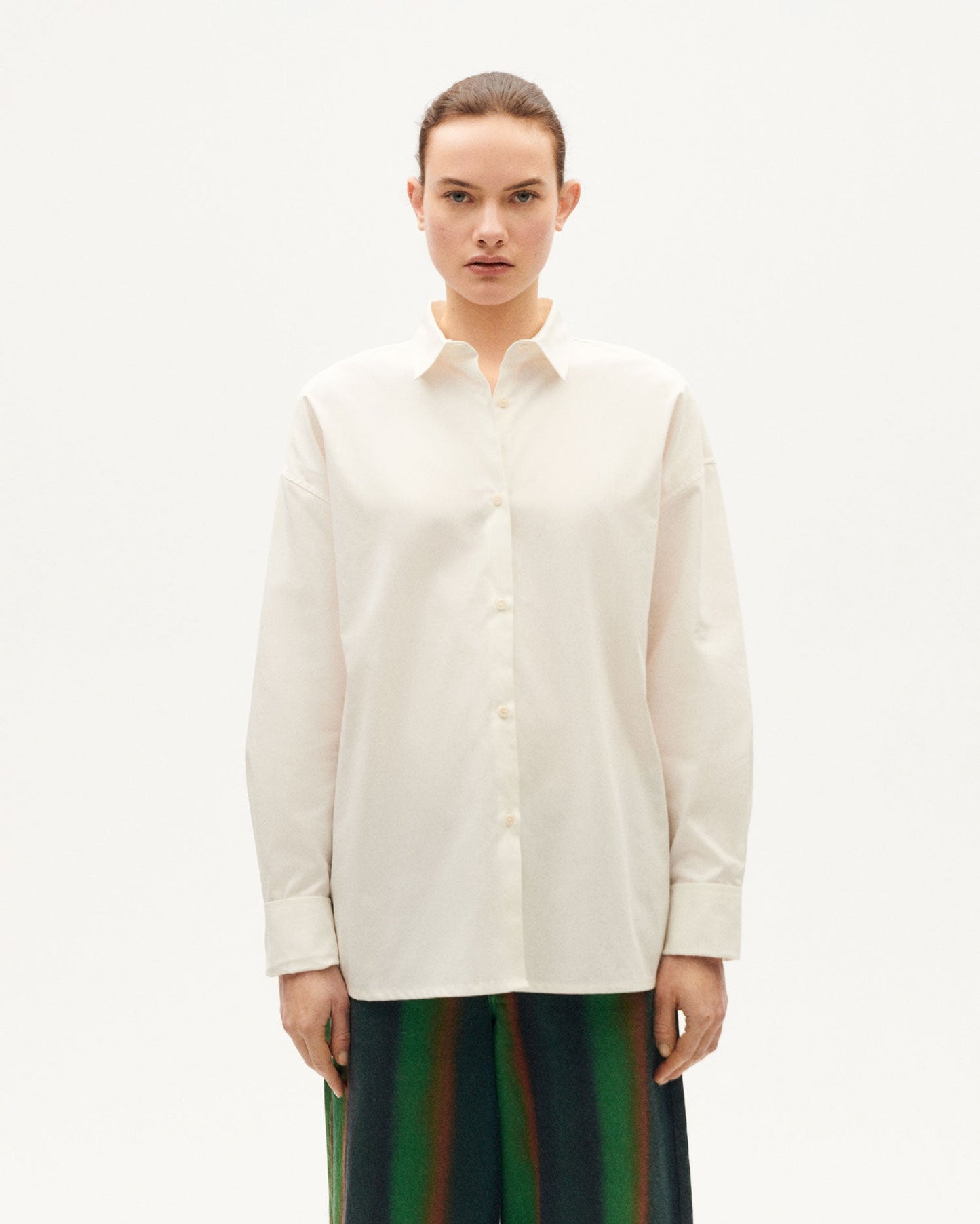 Chemise ample en coton bio | blanc "white juana blouse"