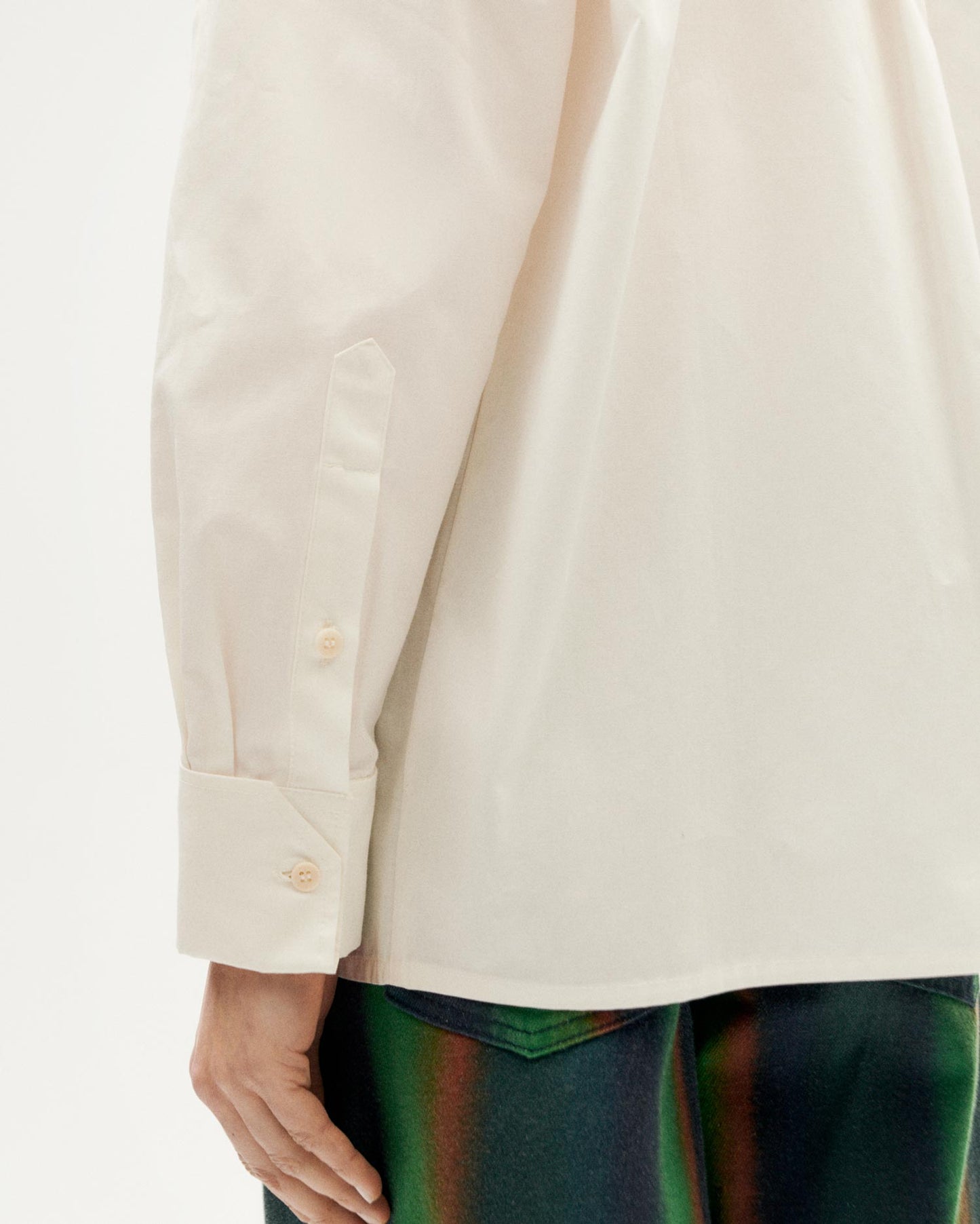 Chemise ample en coton bio | blanc "white juana blouse"