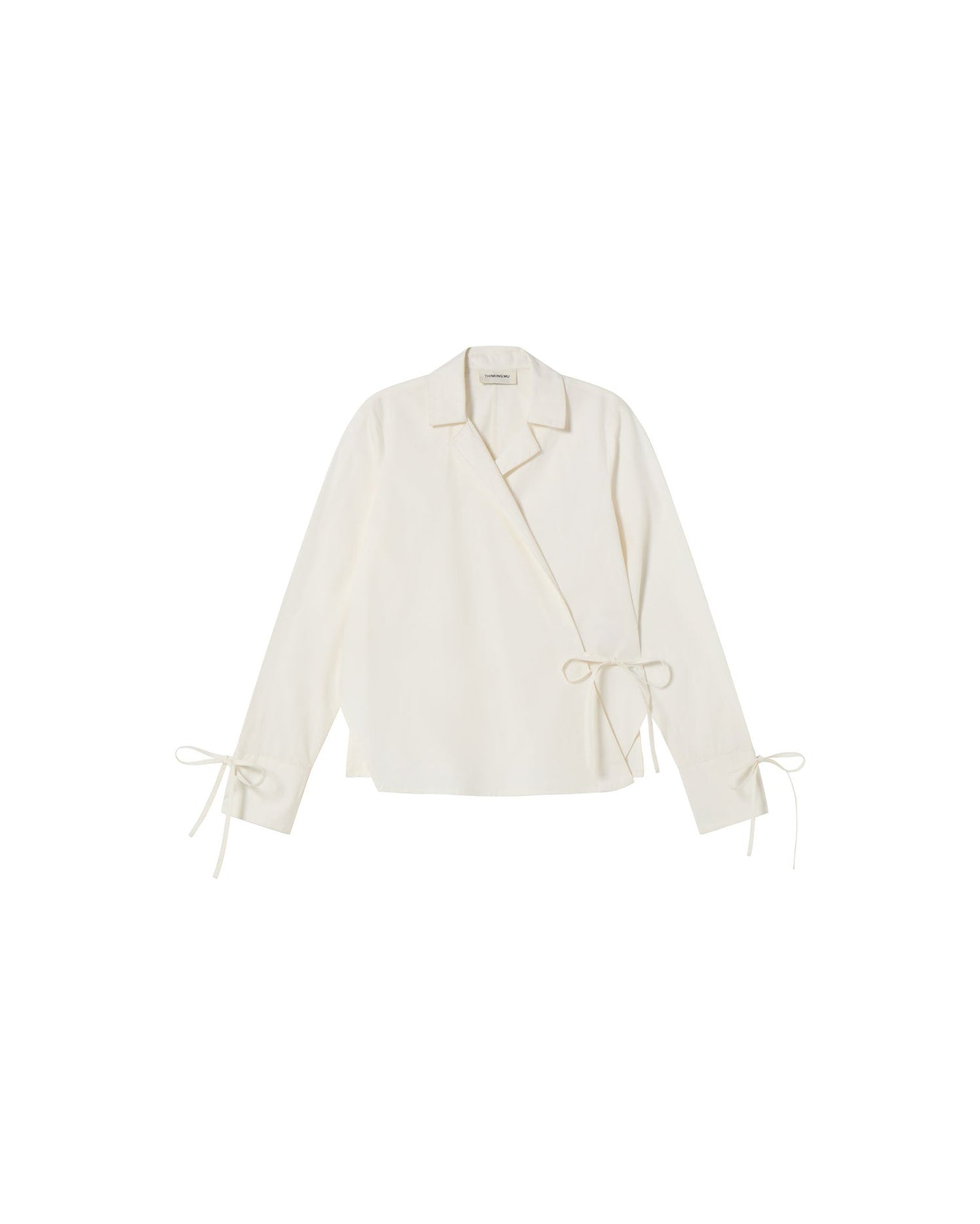 Blouse en coton bio | blanc "white lenie blouse"