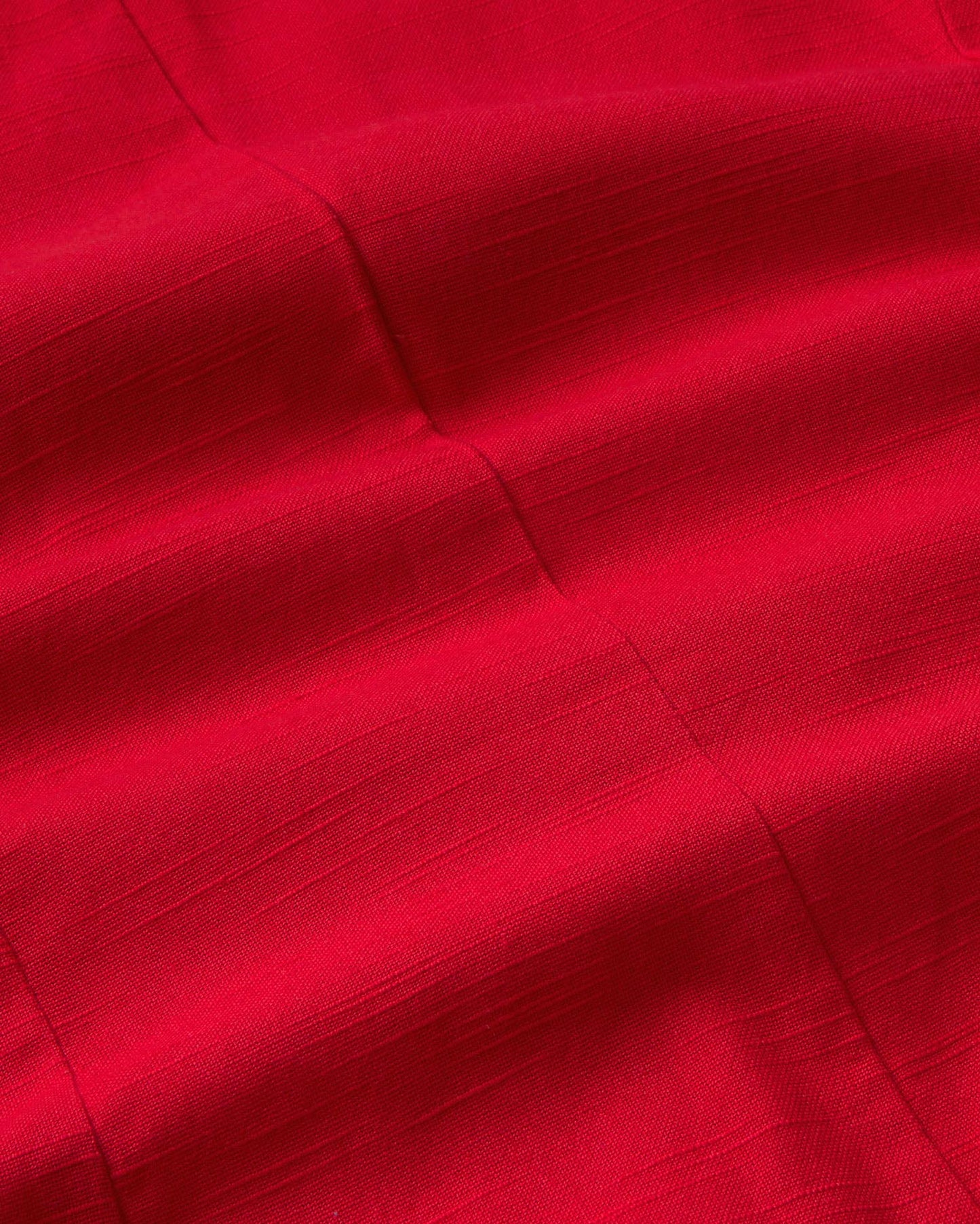 Top à noeuds en coton bio | rouge "Fiery red elise top"