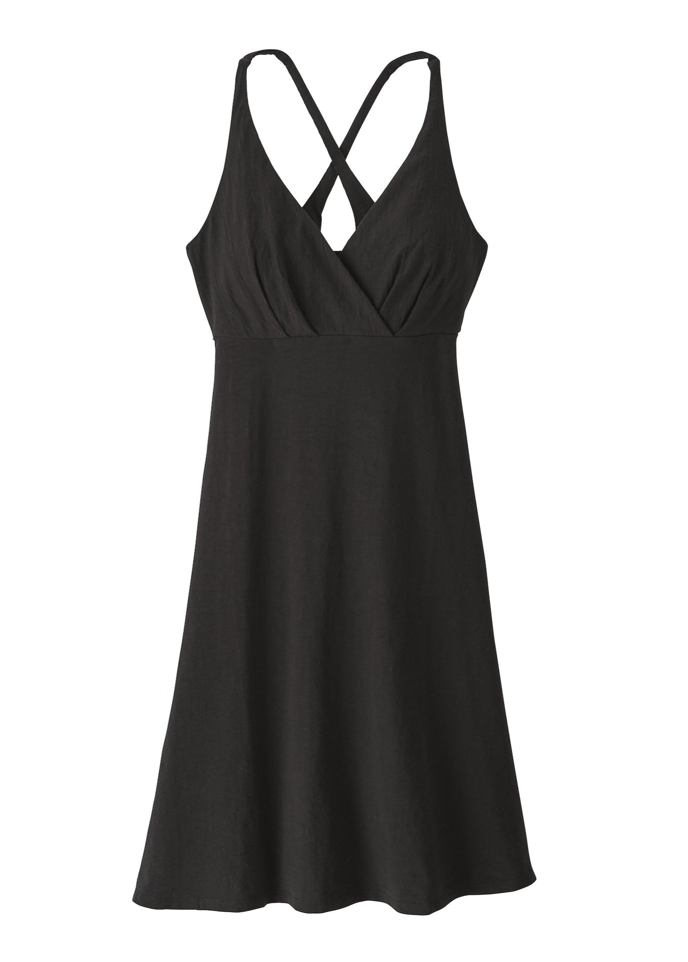 Robe en coton bio | noir "w's amber dawn dress - black"