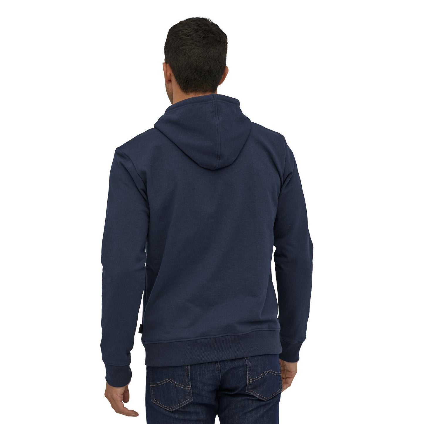 Sweat à capuche marine en coton bio et recyclé - P-6 Hoody new navy