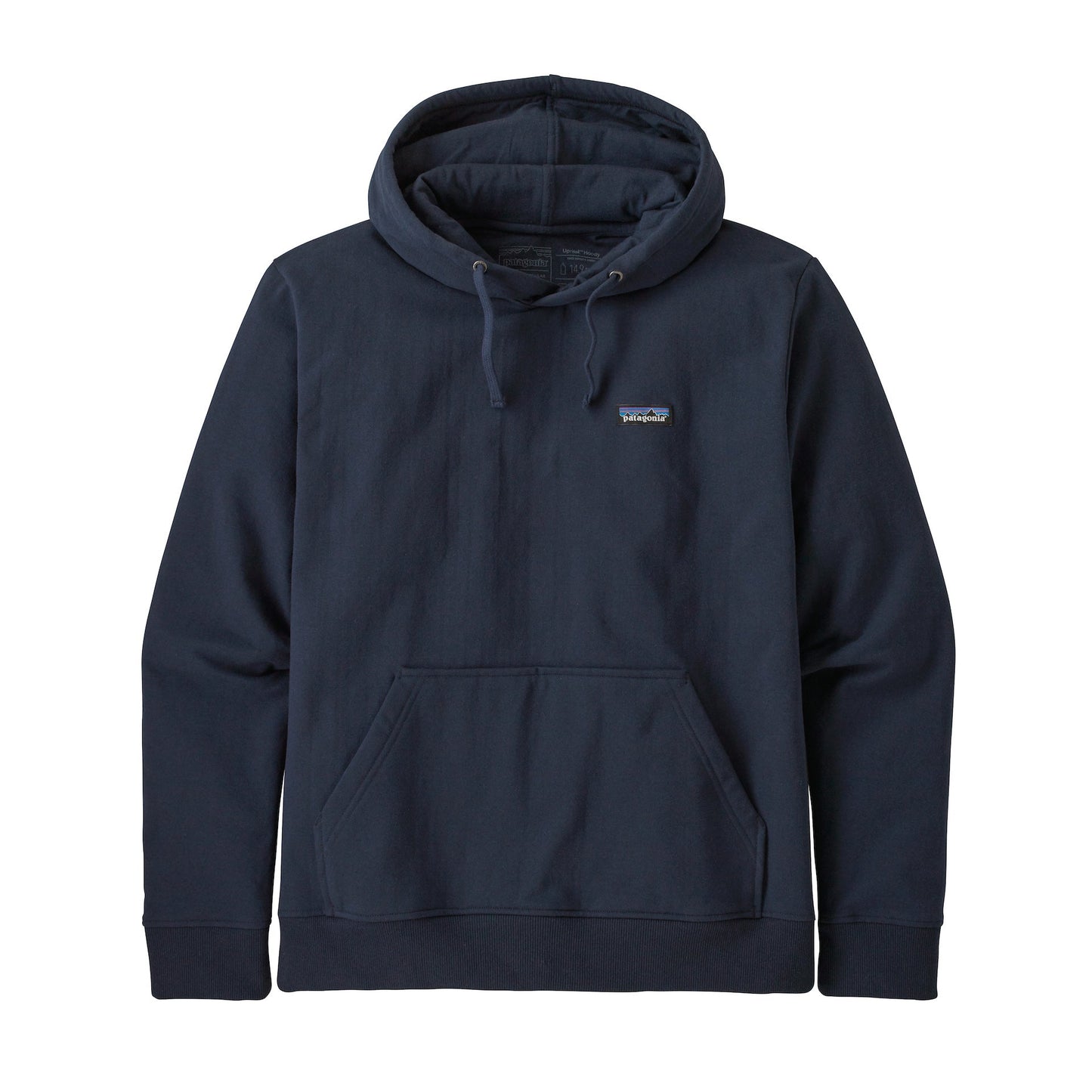 Sweat à capuche marine en coton bio et recyclé - P-6 Hoody new navy