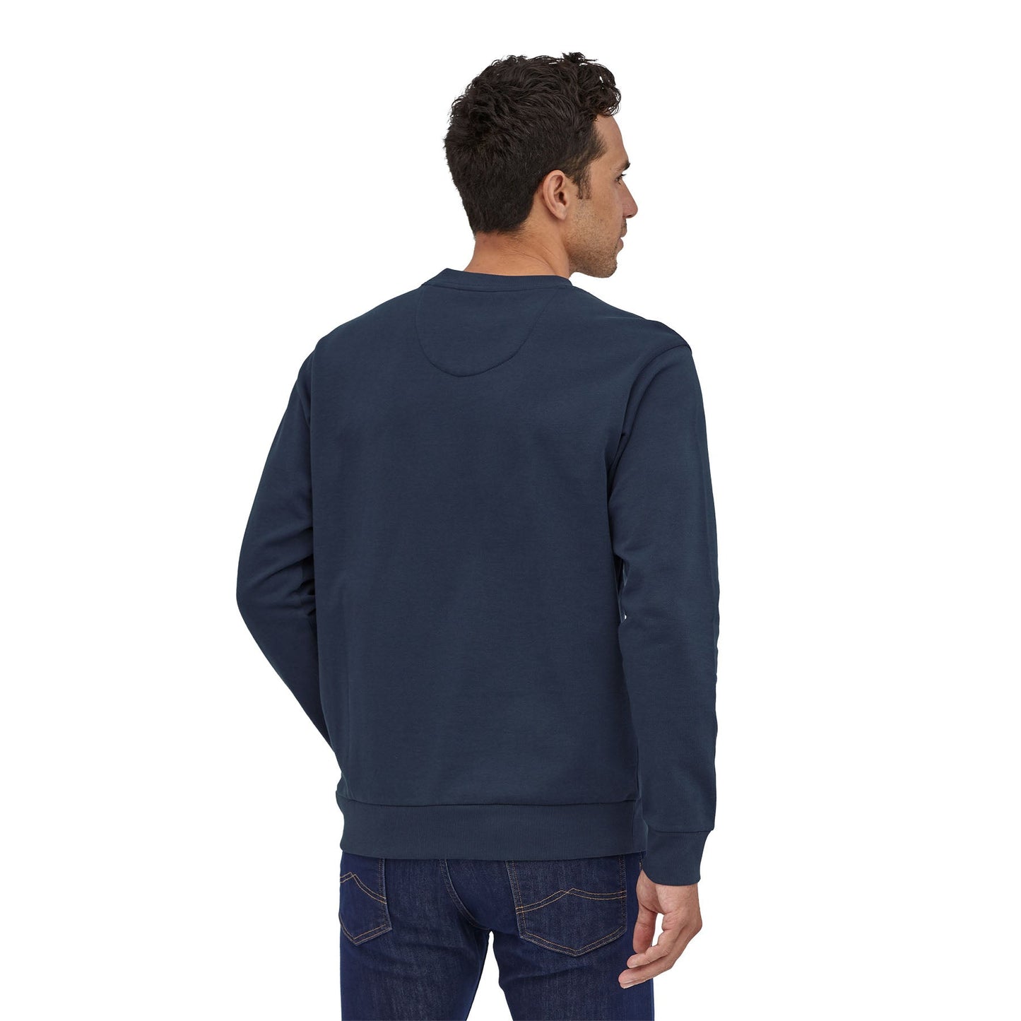 Sweat marine en coton bio - Crewneck Sweatshirt New Navy