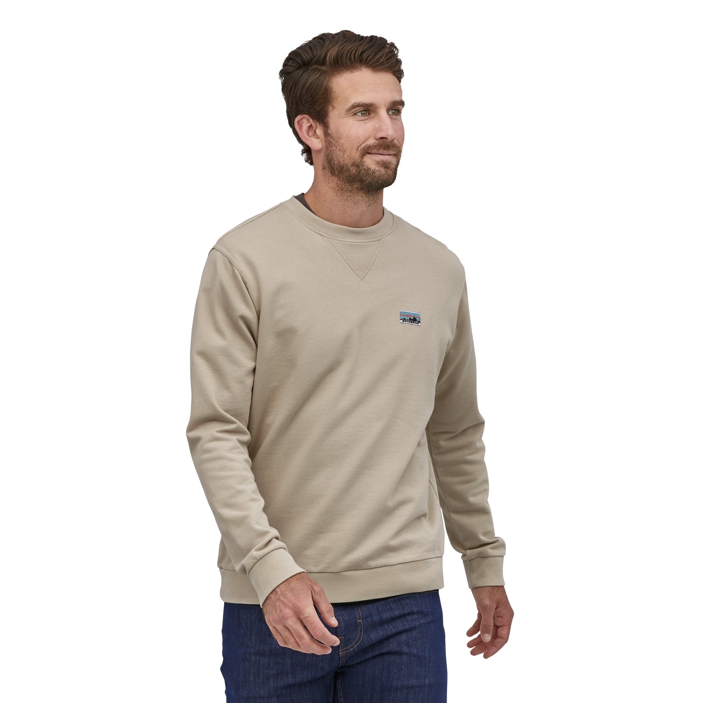 Sweat beige en coton bio - Crewneck Sweatshirt Pumice