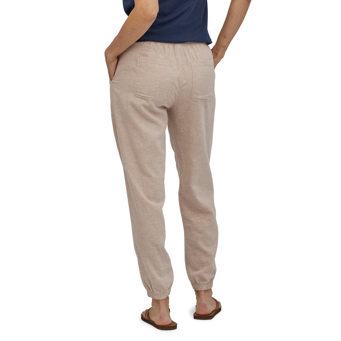 Pantalon léger beige en chanvre et coton bio - island hemp beach pants natural