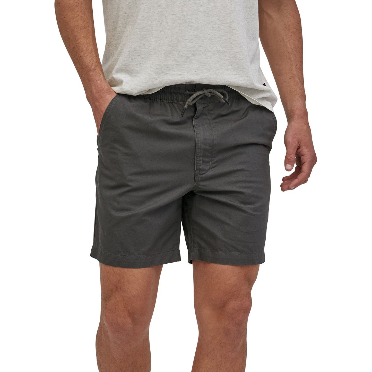 Short léger gris foncé en coton bio et chanvre - all-wear hemp volley shorts forge grey