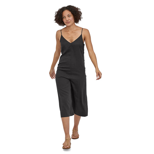 Combinaison légère noire en tencel - june lake jumpsuit ink black