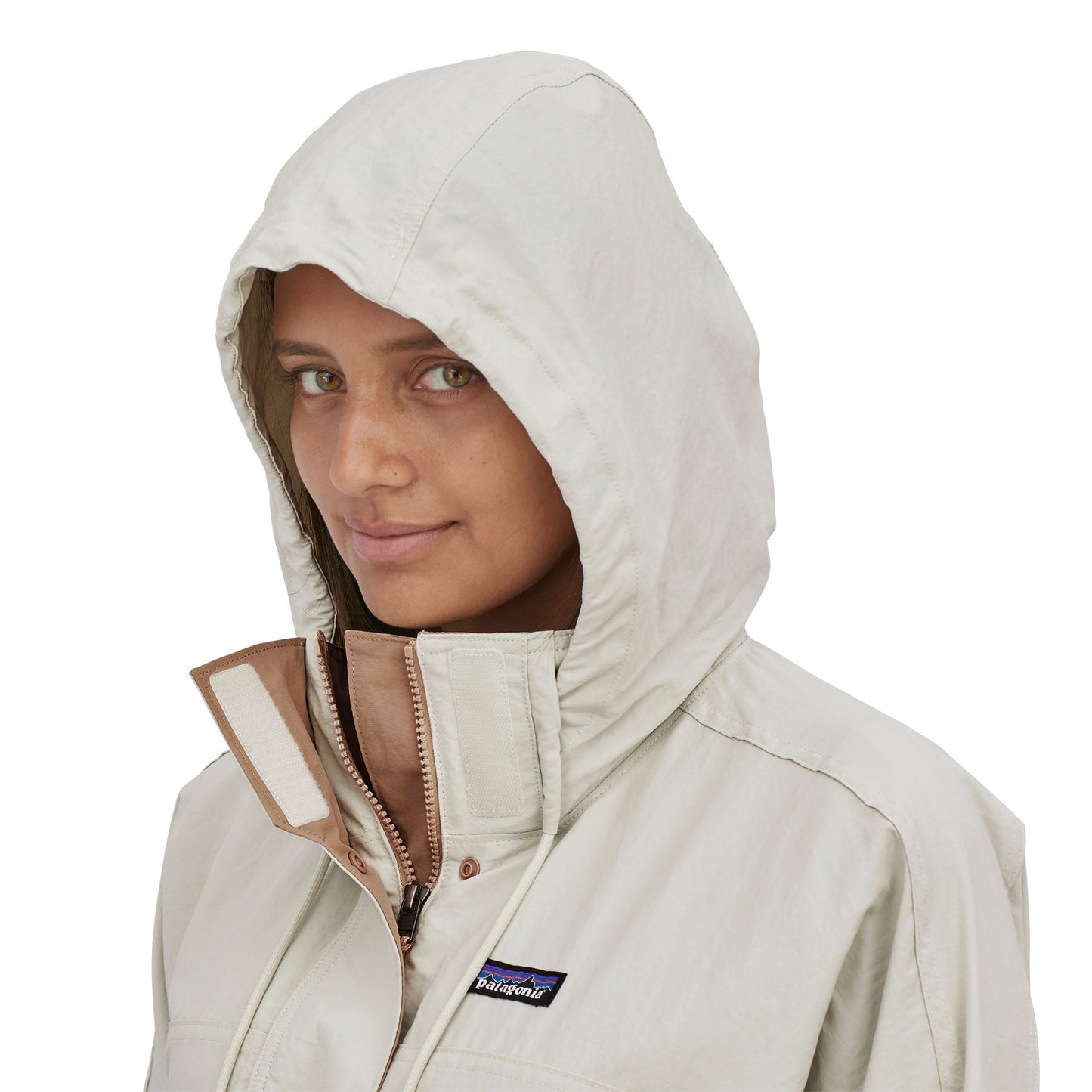 Manteau mi-saison bicolore en matière recyclée - skysail jkt dyno white