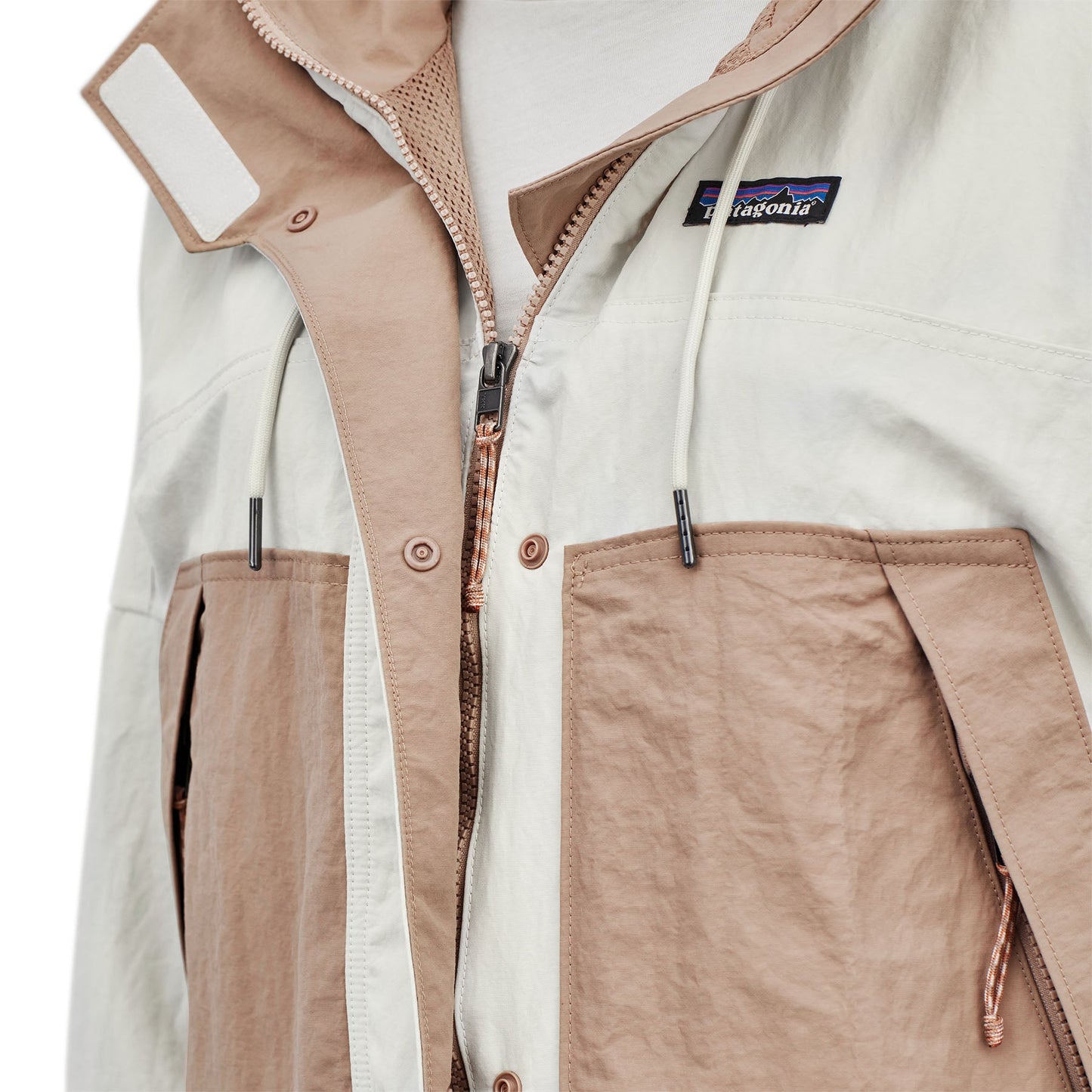 Manteau mi-saison bicolore en matière recyclée - skysail jkt dyno white