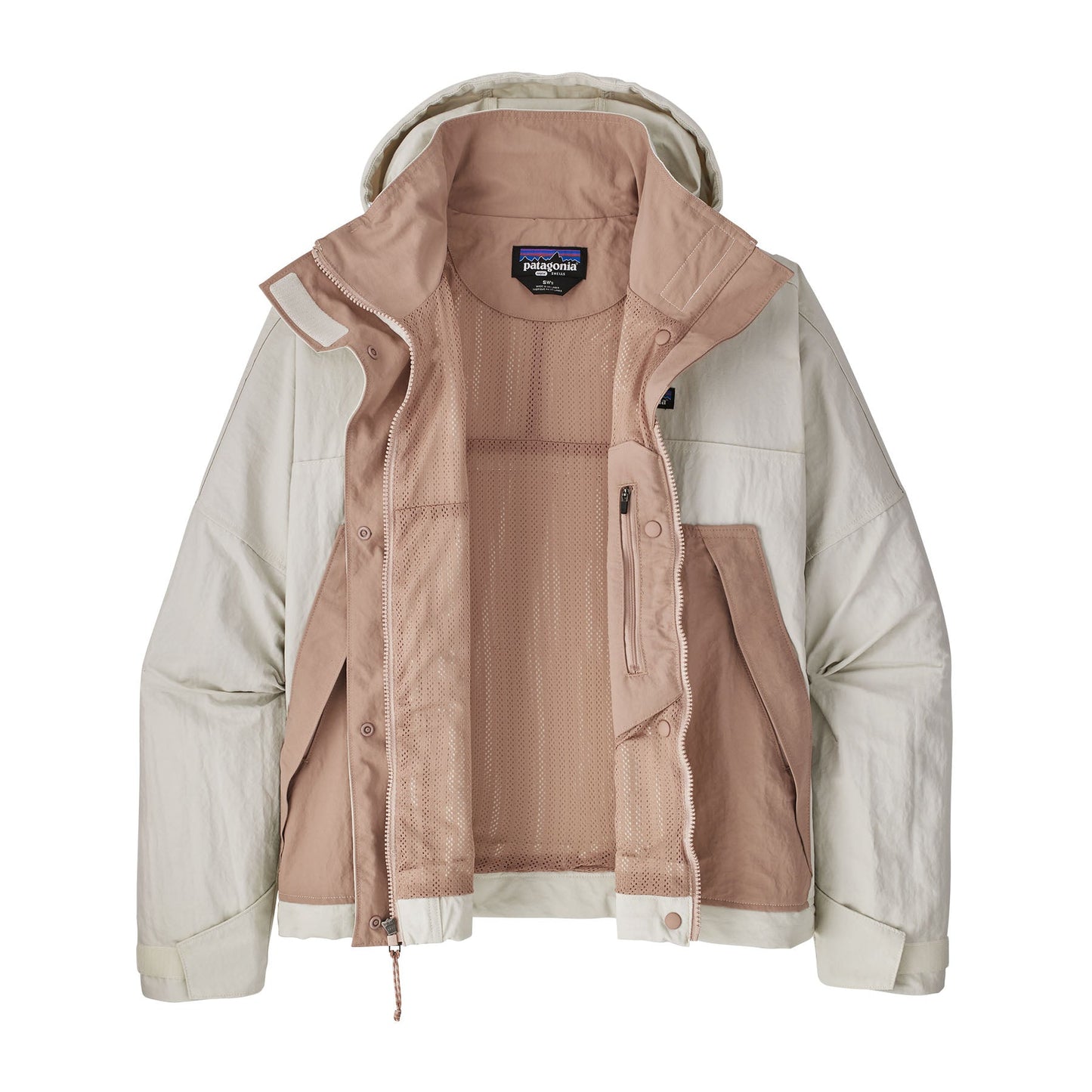 Manteau mi-saison bicolore en matière recyclée - skysail jkt dyno white