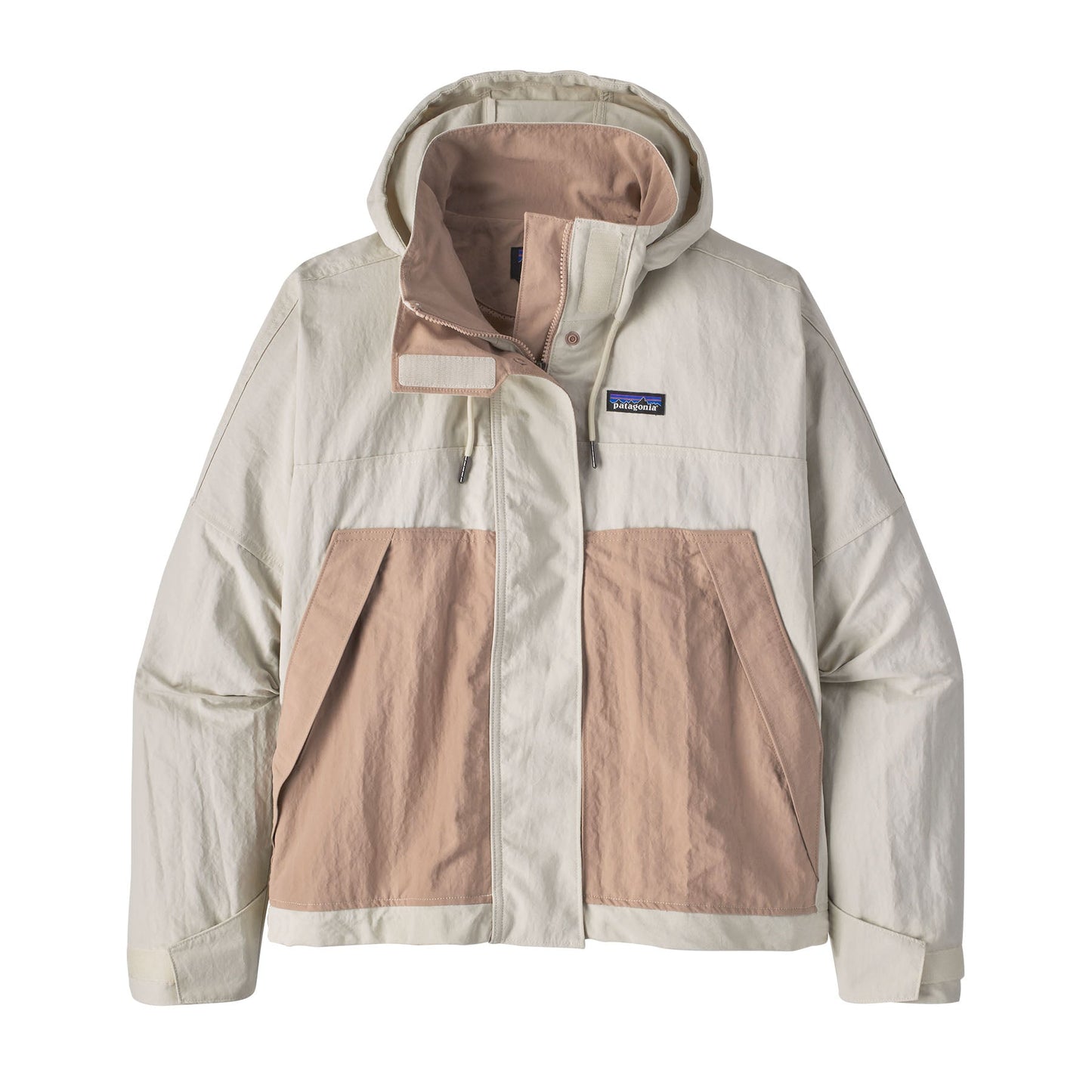 Manteau mi-saison bicolore en matière recyclée - skysail jkt dyno white