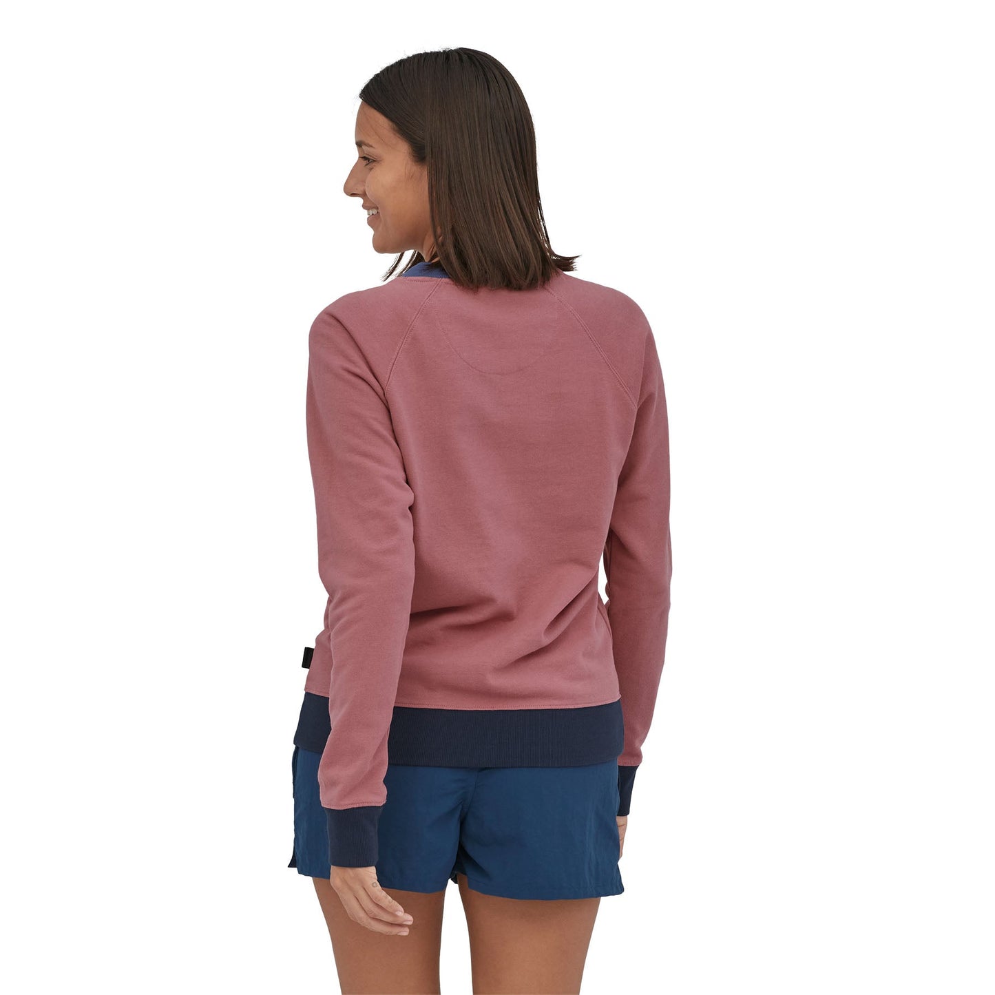 Sweat rose en coton bio - p-6 label star pink