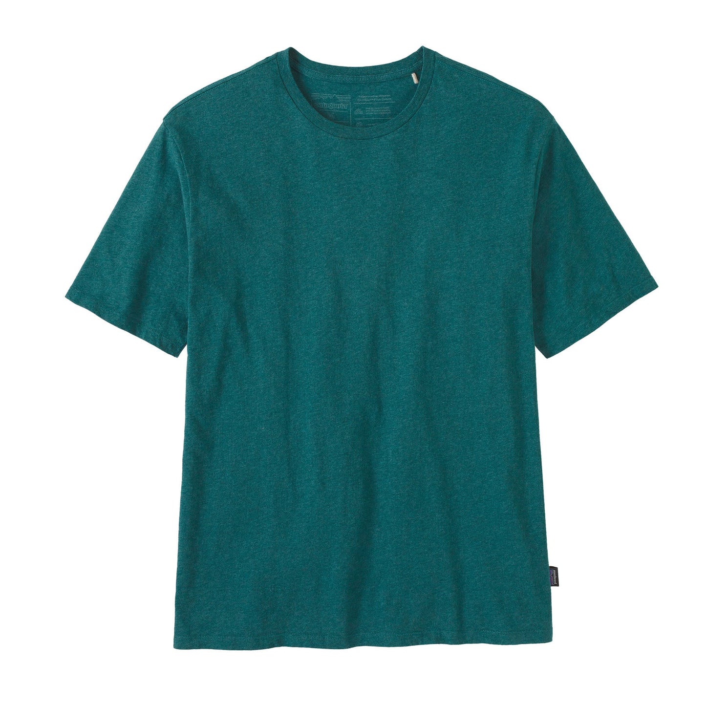T-shirt turquoise en coton bio -  borealis green