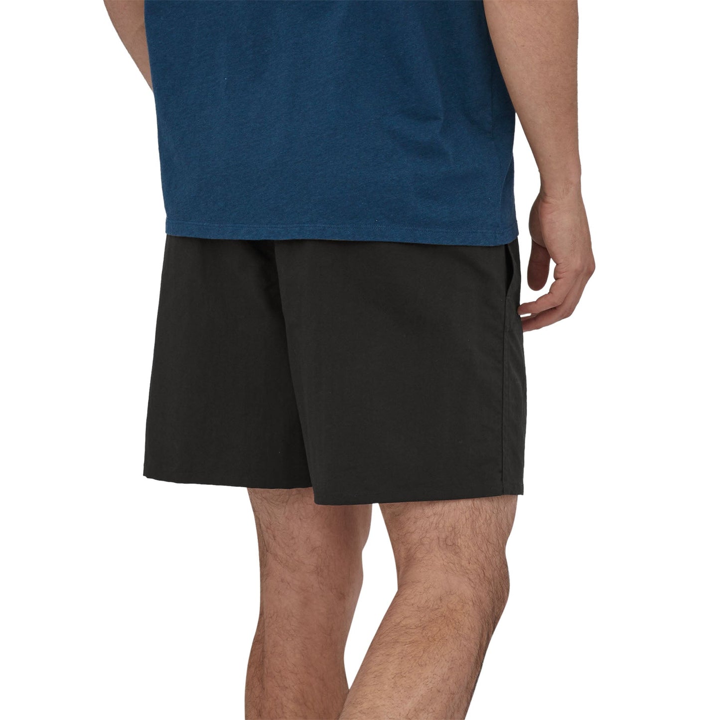 Short léger en matière recyclée | Noir "baggies shorts black"