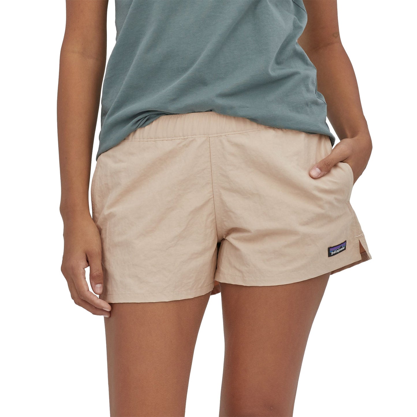 Short léger beige en recyclée - barely baggies shorts oar tan