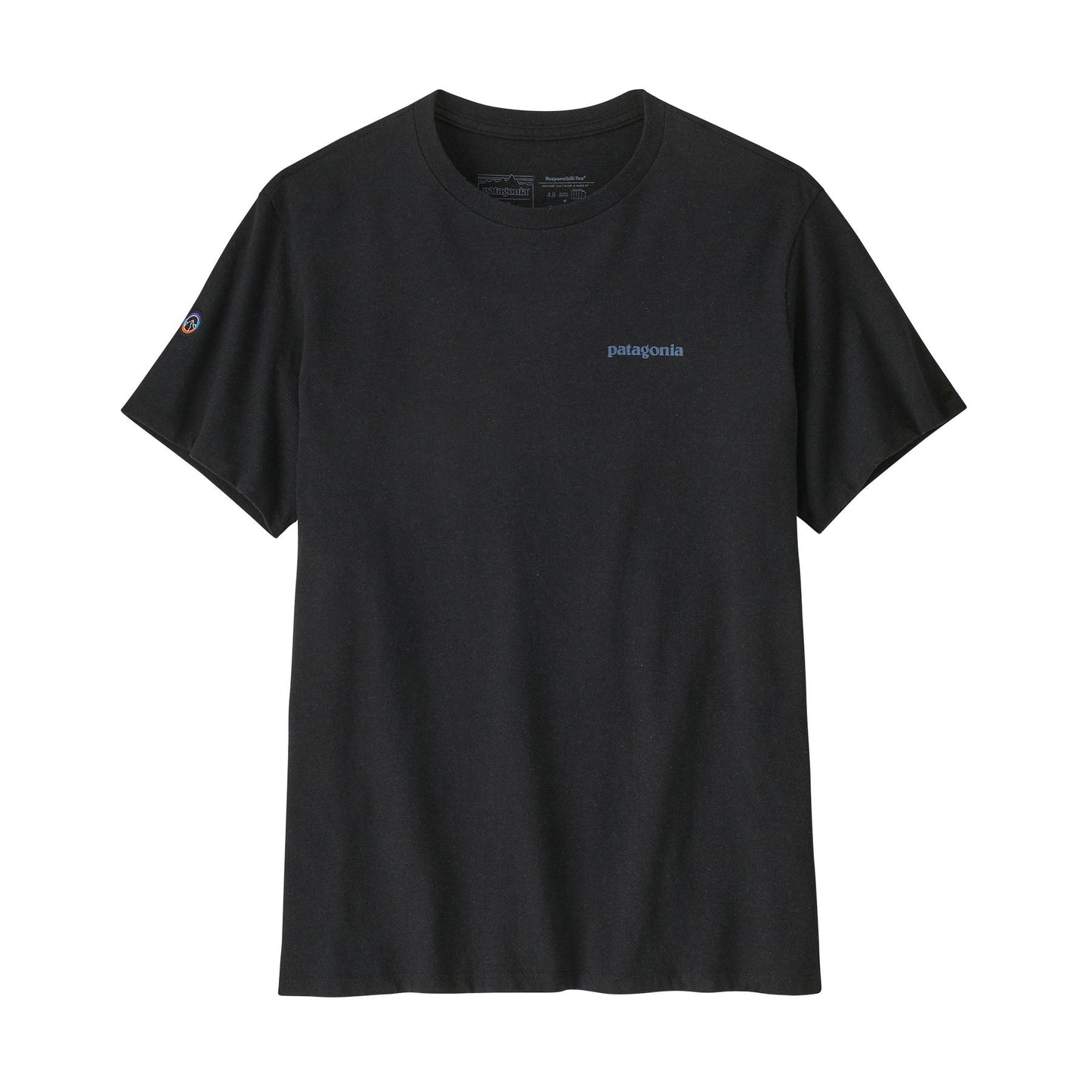 T-shirt imprimé | noir "Fitz roy icon responsibili-tee - ink black"