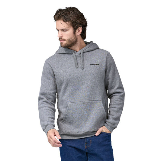 Sweat à capuche en matières recyclées | Gris "fitz roy icon uprisal hoody gravel heather"