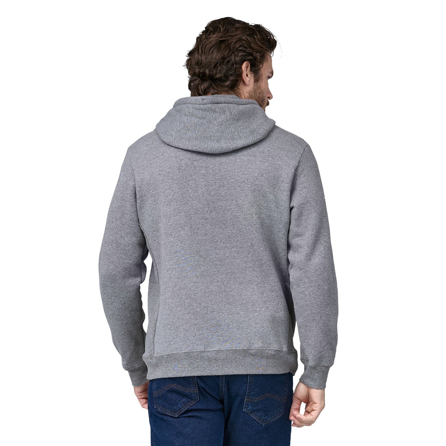 Sweat à capuche en matières recyclées | Gris "fitz roy icon uprisal hoody gravel heather"