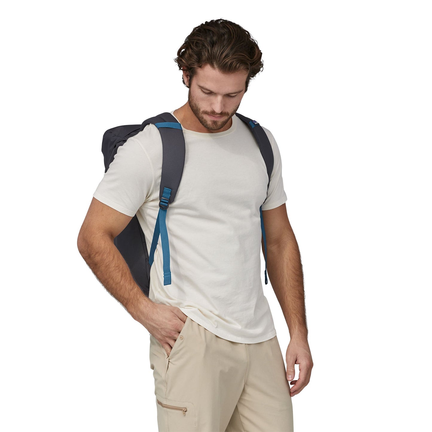 Sac à dos en recyclé | "marine" fieldsmith lid pack - pitch blue